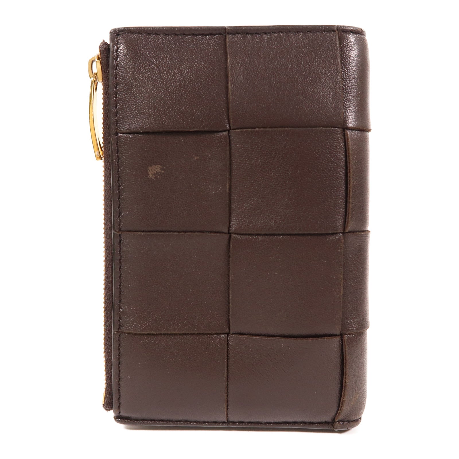 BOTTEGA VENETA 牛皮皮革Bi-Fold Wallet金扣錢包