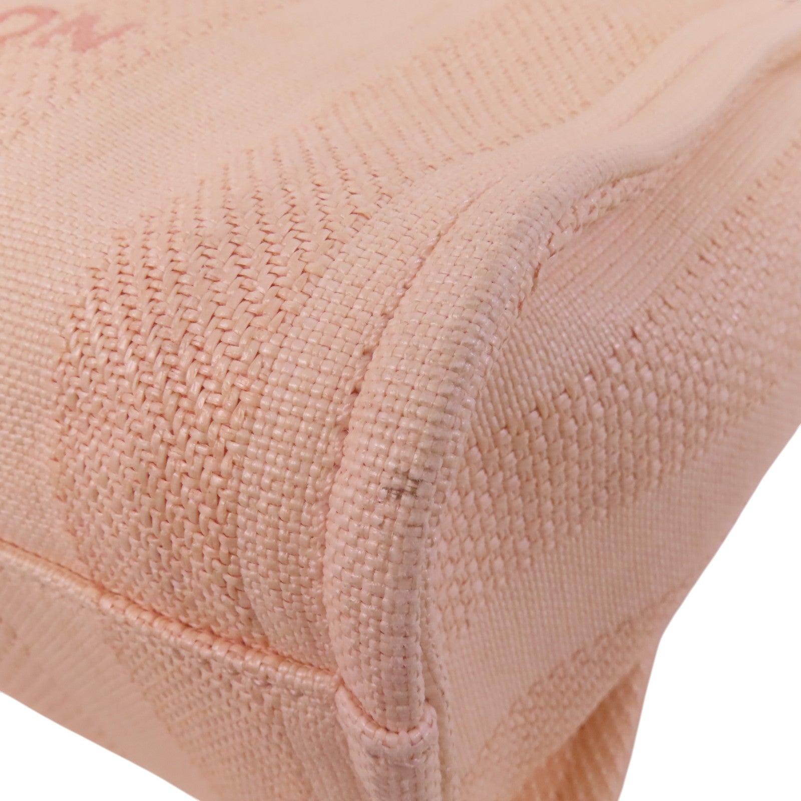 CHANEL 帆布Deauville MM銀扣肩背袋