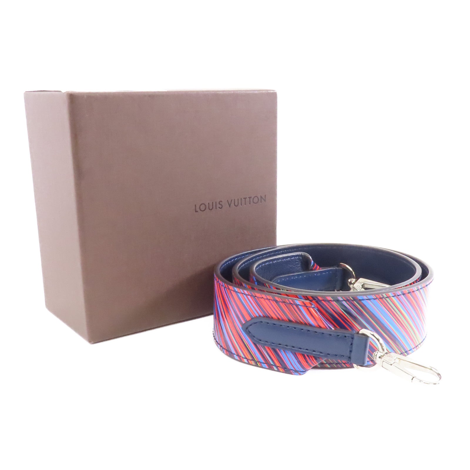 LOUIS VUITTON Epi Shoulder Strap銀扣肩帶彩色