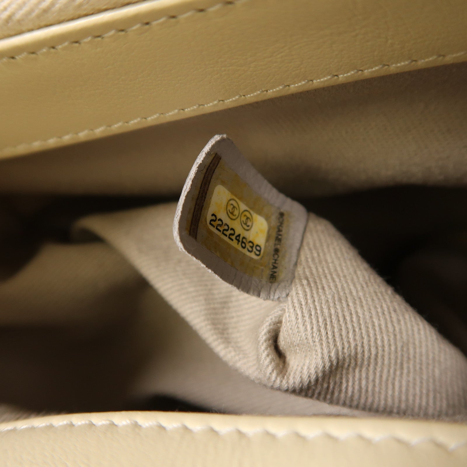 CHANEL 羊皮皮革2 Way Shoulder銀扣手挽肩背兩用袋