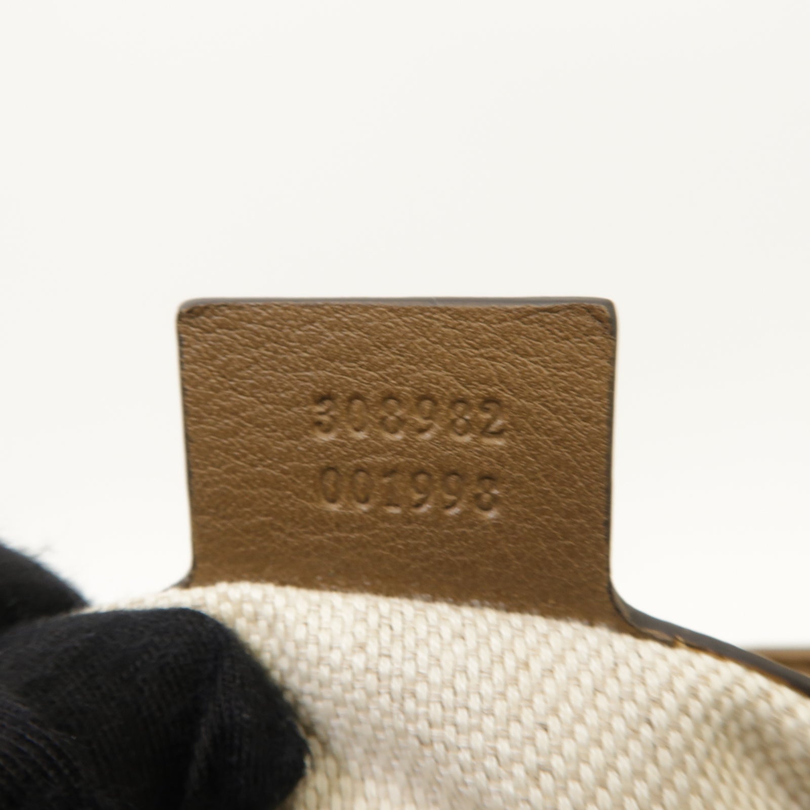GUCCI 牛皮皮革Chain Shoulder Bag金扣鏈帶肩背袋啡色