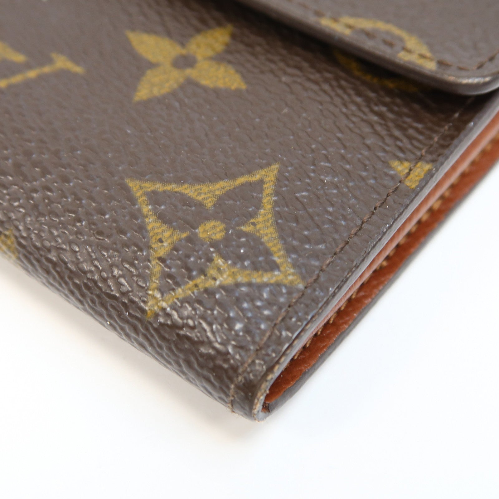 LOUIS VUITTON Monogram Portefeuille Sarah Wallet金扣長錢包啡色
