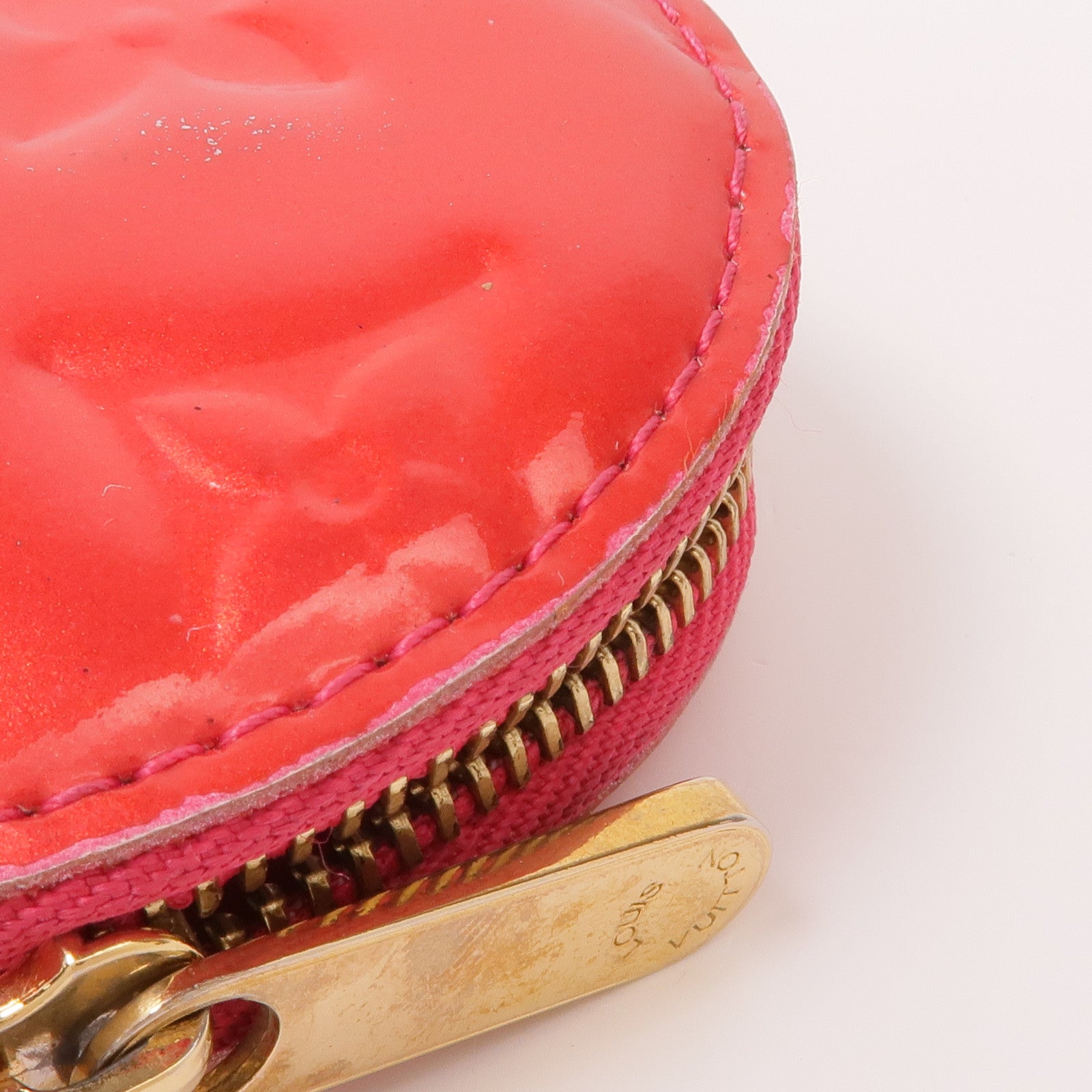 LOUIS VUITTON Vernis Porte Monet-Cool Coin Case金扣零錢包