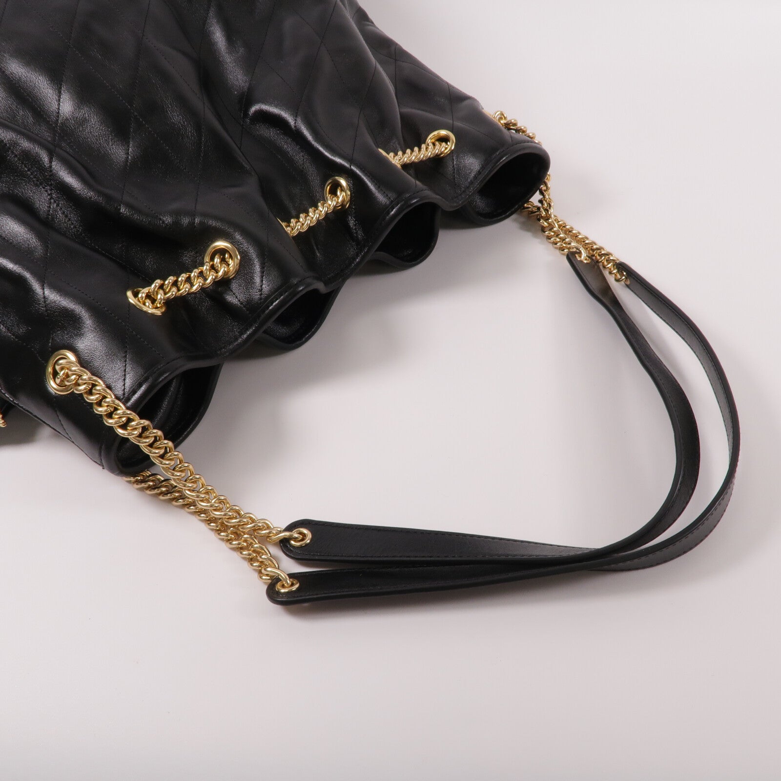 COACH 牛皮皮革Evelyn鏈帶肩背袋