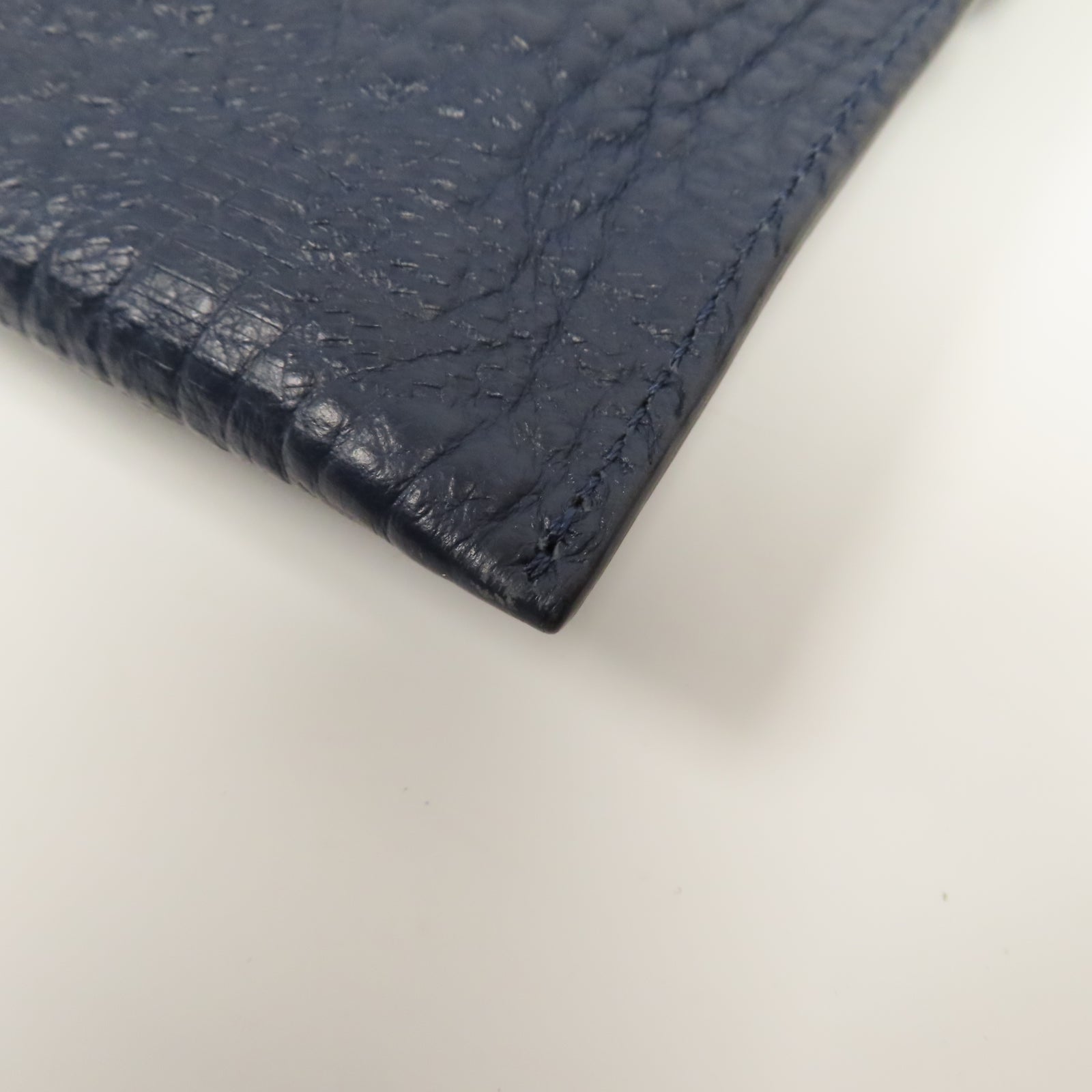 BURBERRY 牛皮皮革Shoulder Bag金扣鏈帶肩背袋深藍色