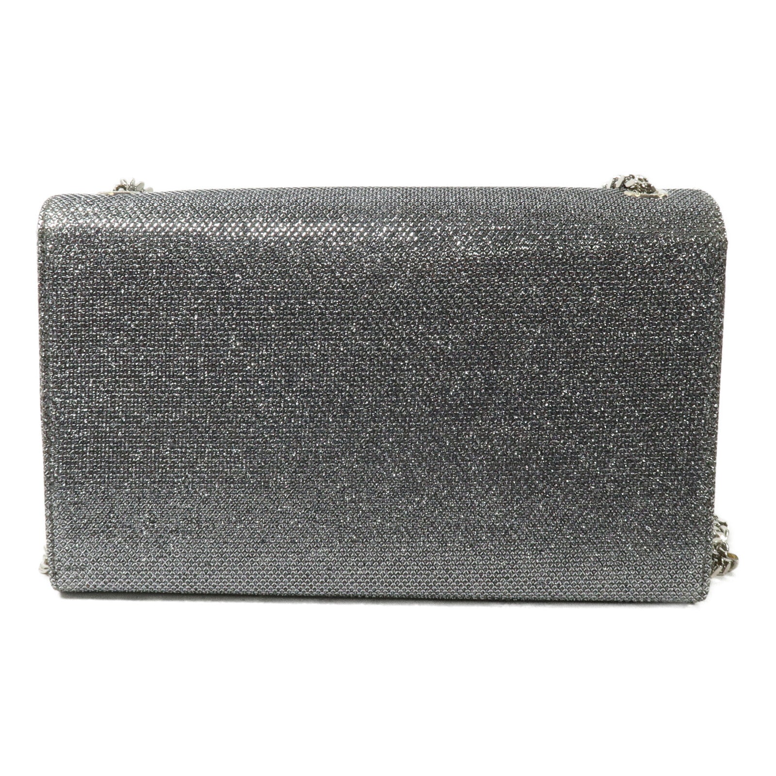 SAINT LAURENT 牛皮皮革/Glitter Kate Medium鏈帶肩背袋