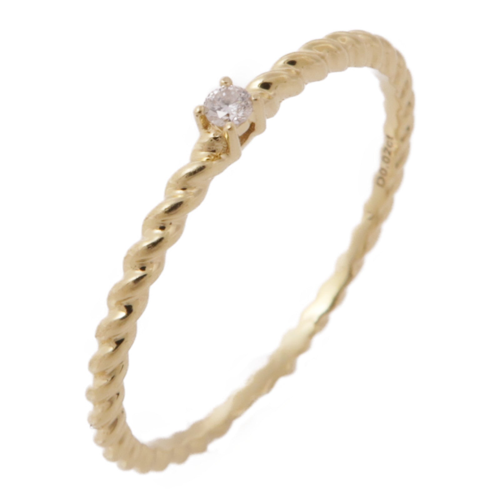 JEWELRY 18K黃金Diamond Ring鑽石戒指US#6.75