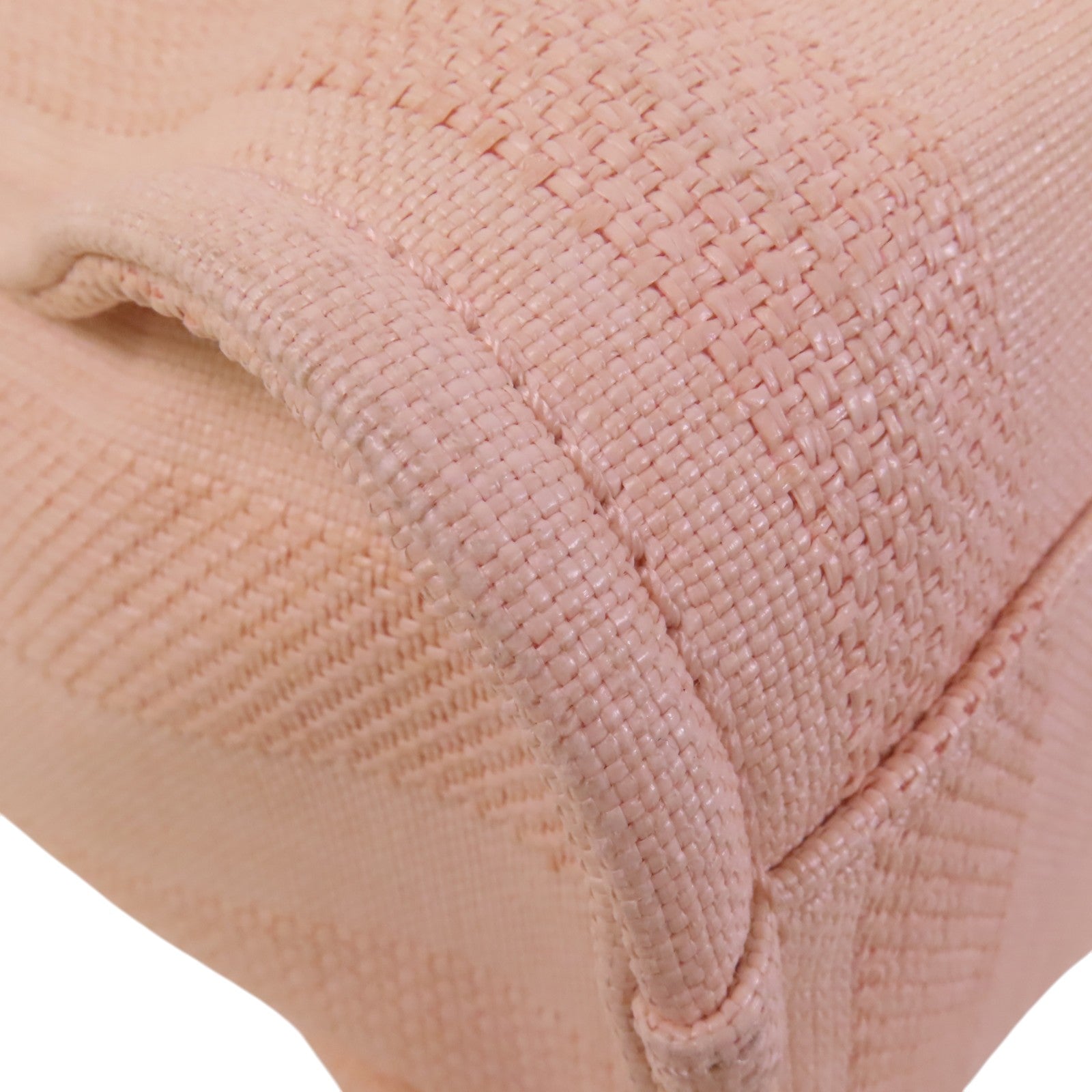 CHANEL 帆布Deauville MM銀扣肩背袋