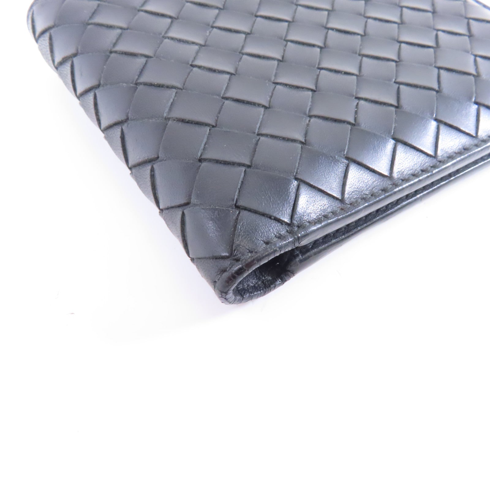 BOTTEGA VENETA 織紋皮革Wallet錢包黑色