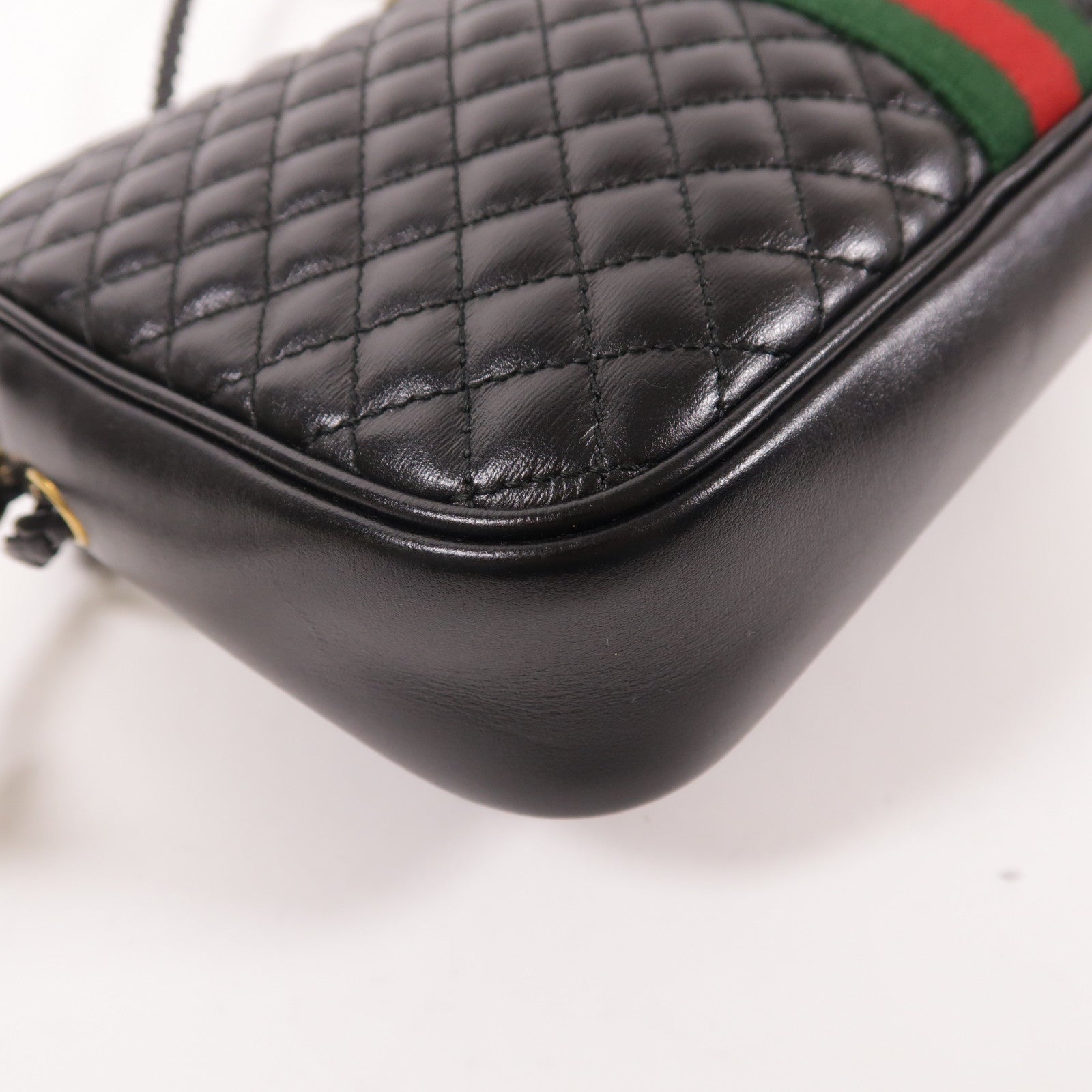 GUCCI【激減優惠】 牛皮皮革Shoulder Bag金扣肩背袋
