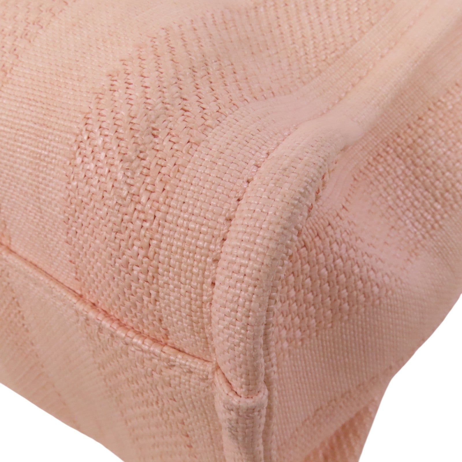 CHANEL 帆布Deauville MM銀扣肩背袋