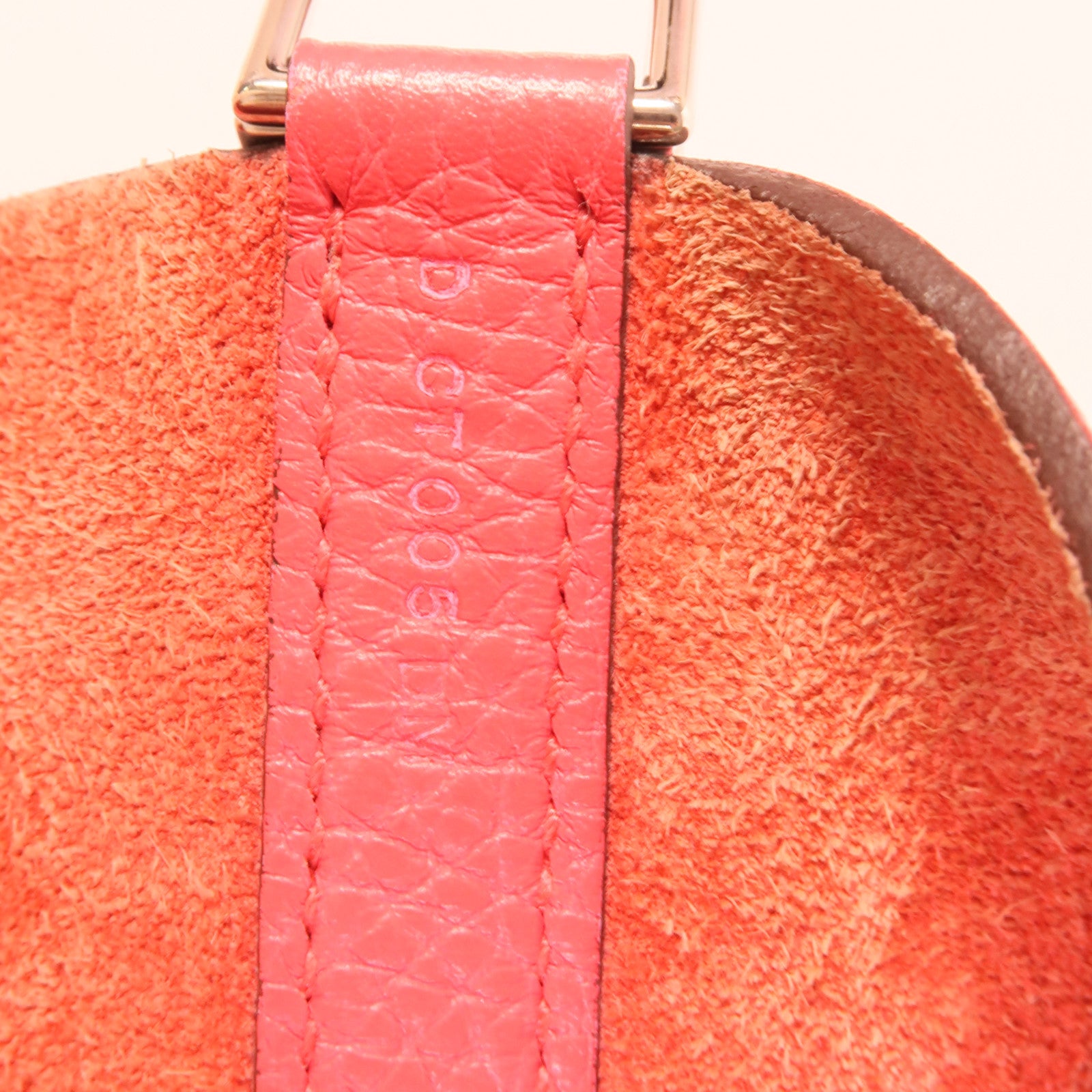 HERMES Clemence皮革Picotin MM手挽袋Rose Extreme