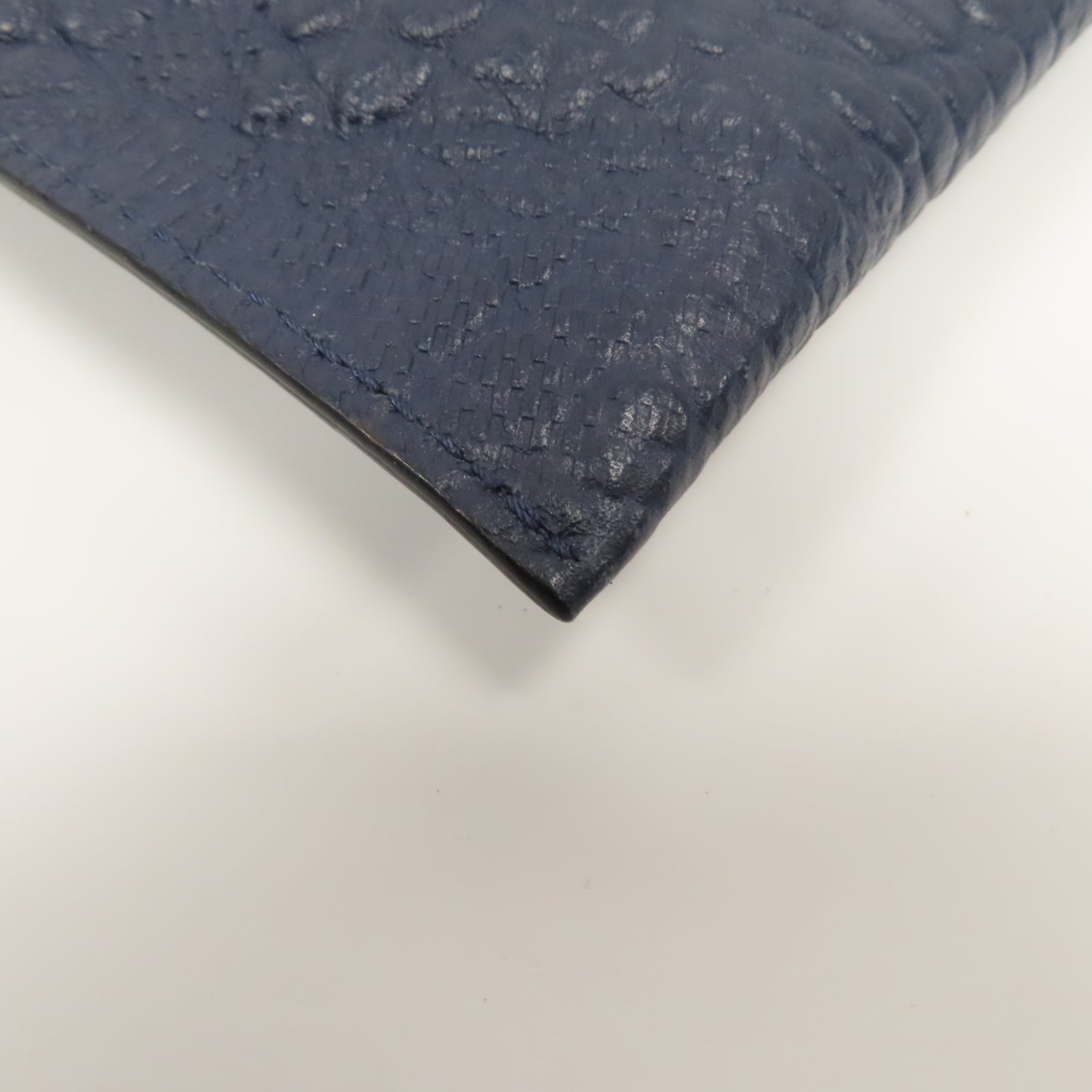 BURBERRY 牛皮皮革Shoulder Bag金扣鏈帶肩背袋深藍色