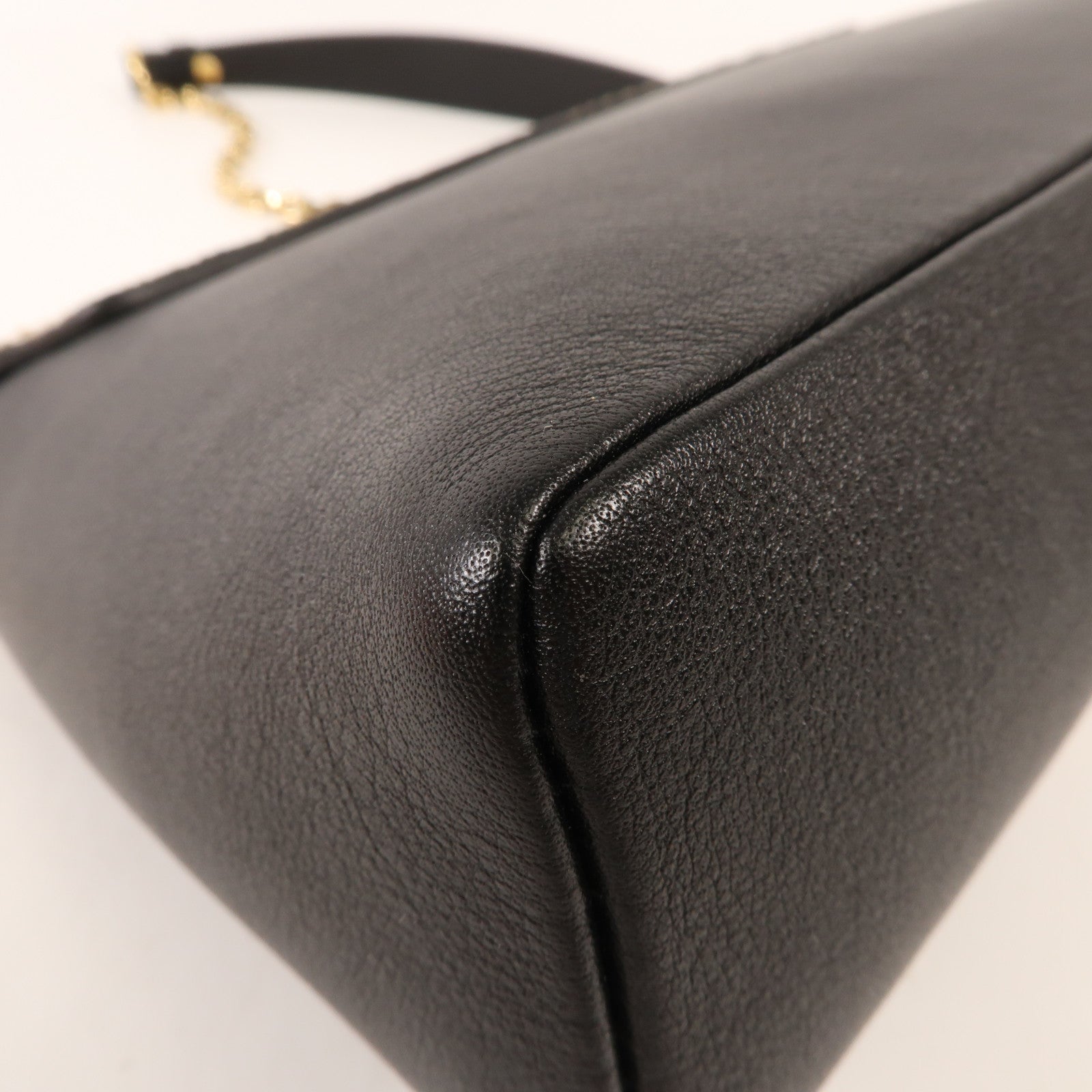 LOUIS VUITTON 蛇皮皮革Love Note金扣鏈帶肩背袋