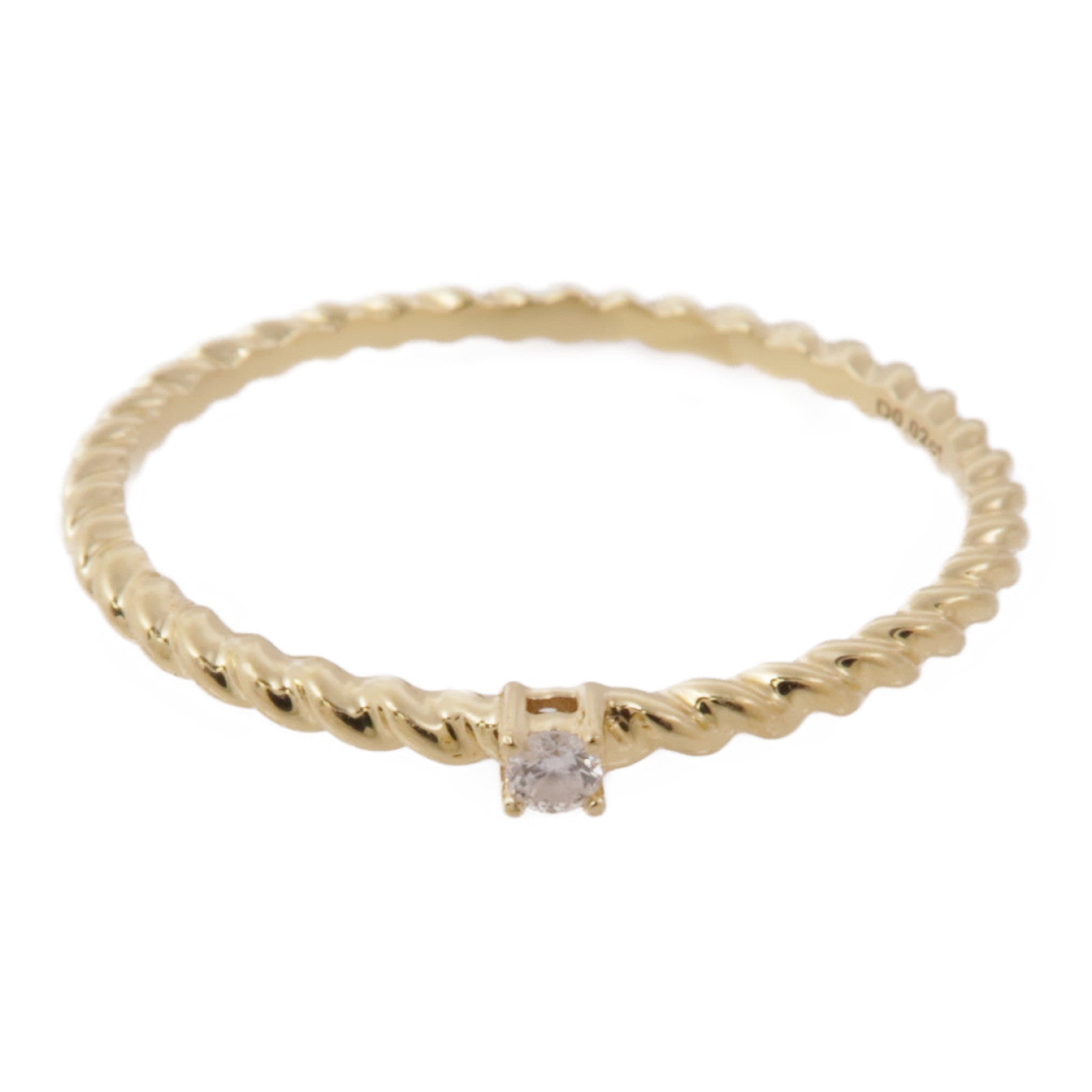 JEWELRY 18K黃金Diamond Ring鑽石戒指US#6.75