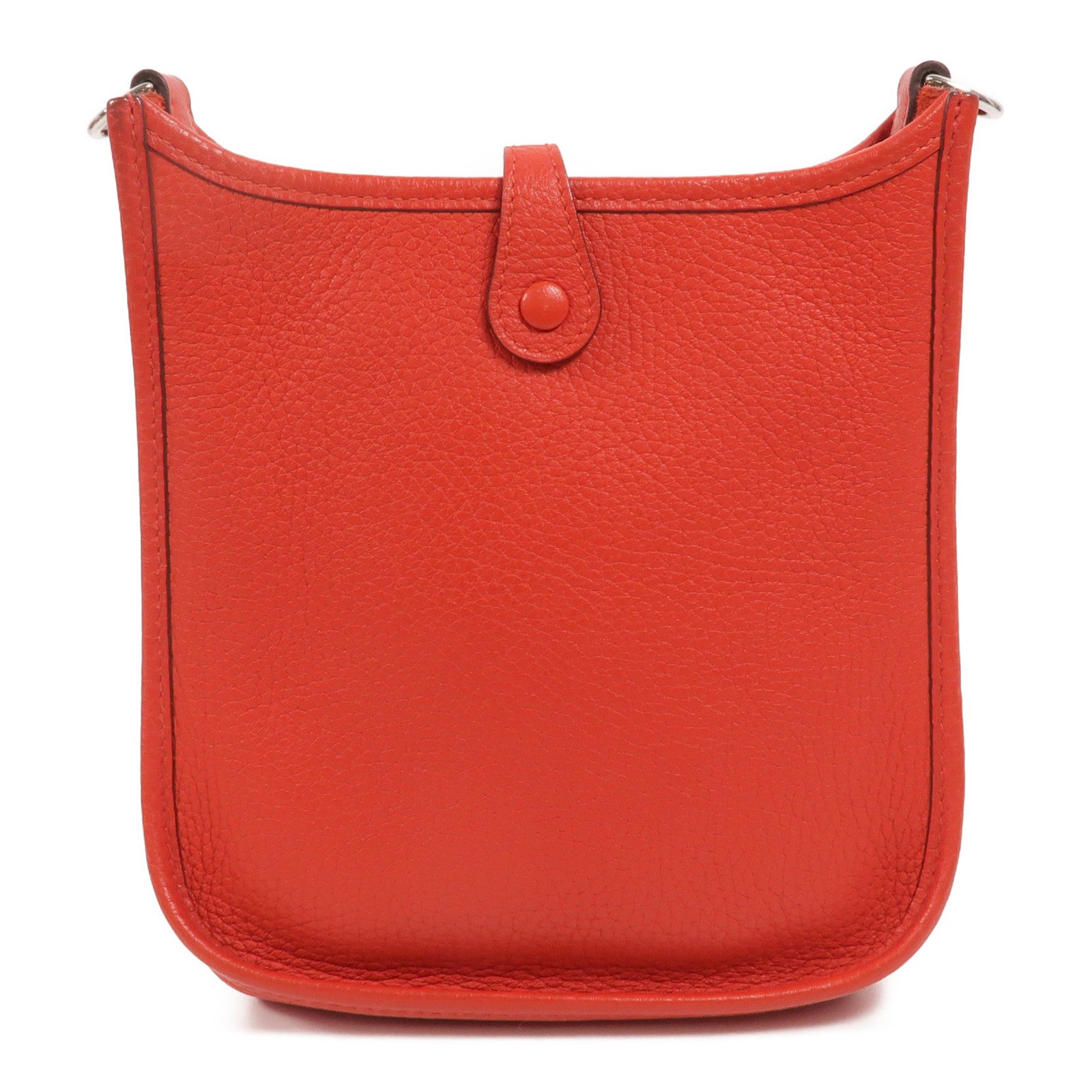 HERMES Clemence皮革Evelyne TPM肩背袋Rouge de Coeur
