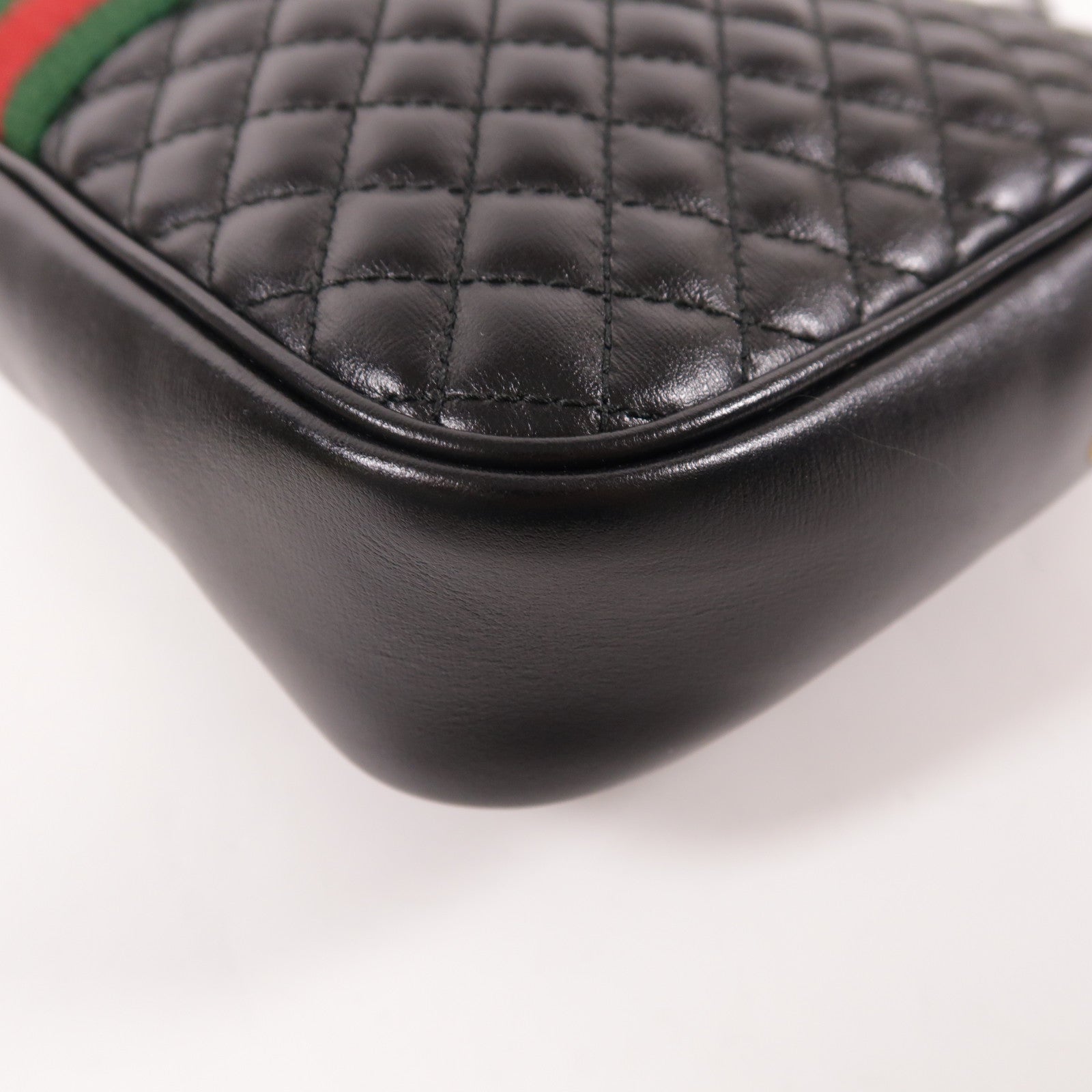 GUCCI【激減優惠】 牛皮皮革Shoulder Bag金扣肩背袋