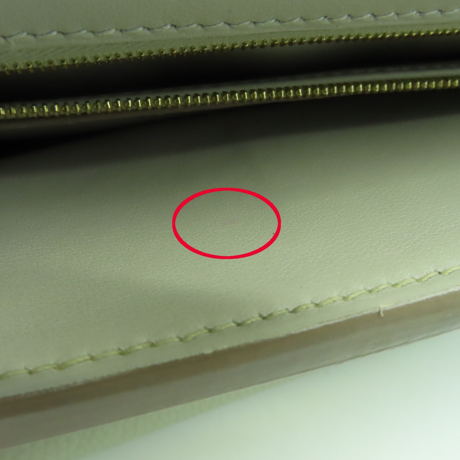 HERMES Clemence皮革2424金扣手挽肩背兩用袋珍珠灰色
