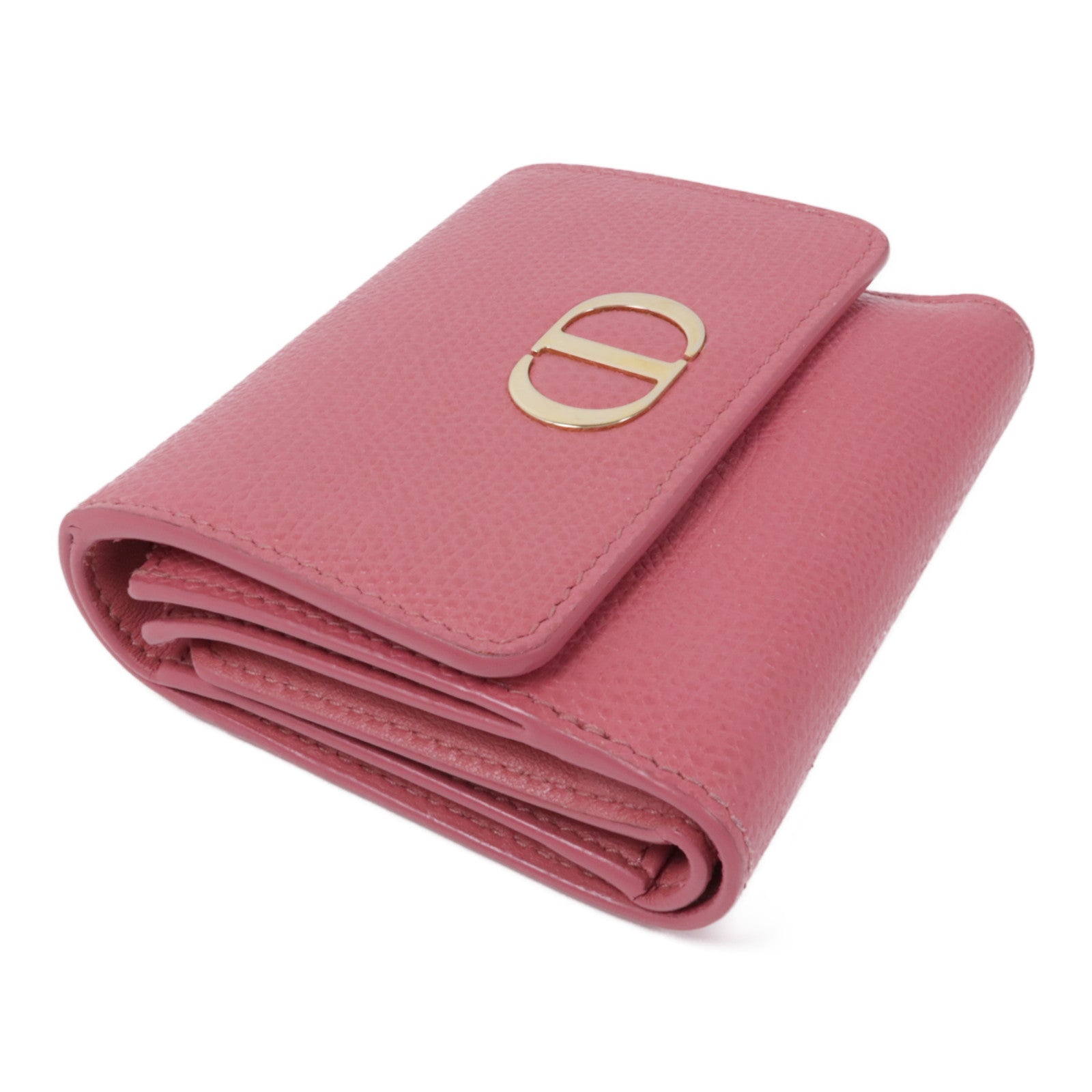 Dior 牛皮皮革Wallet金扣錢包