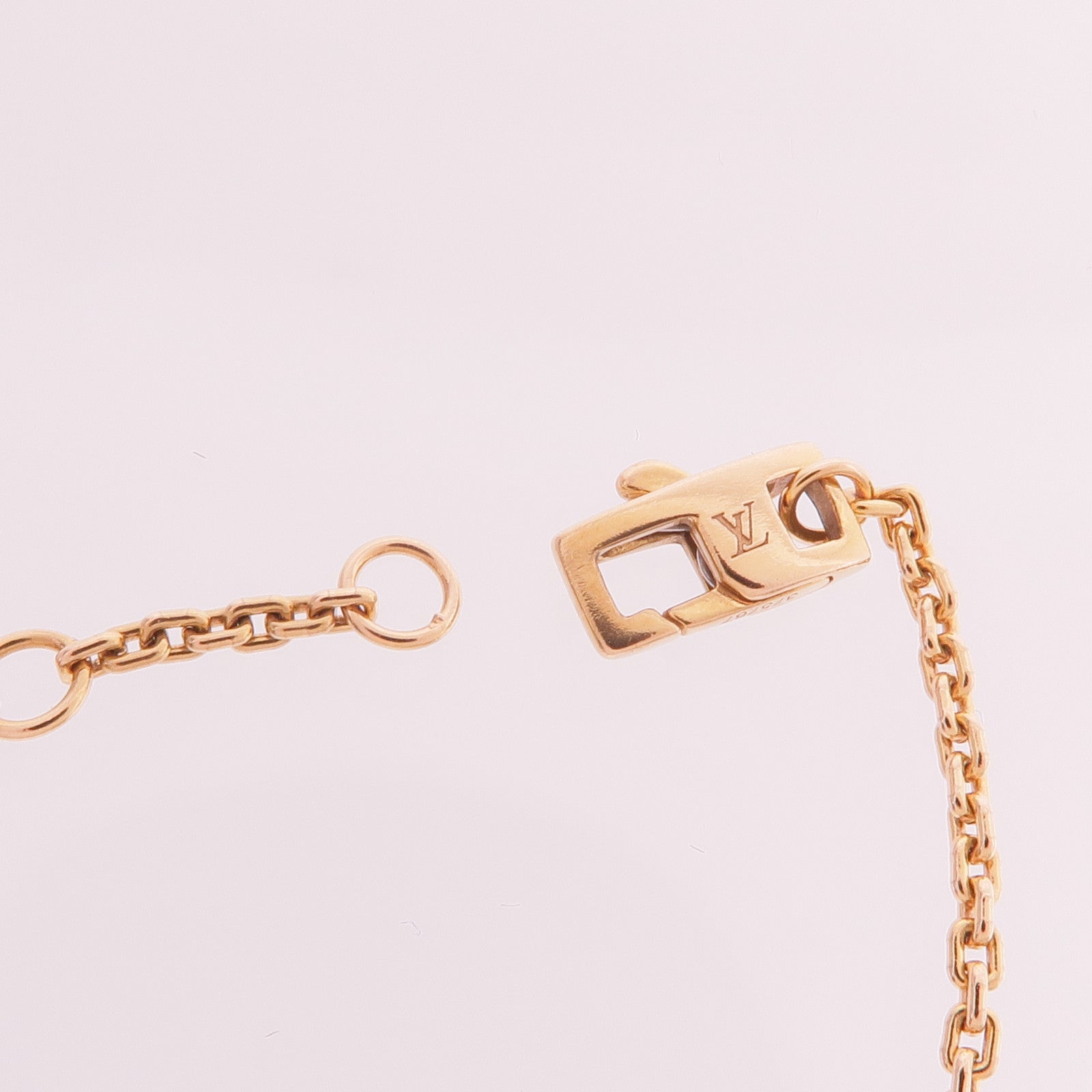 LOUIS VUITTON 18K玫瑰金Monogram Idylle Coeur Bracelet鑽石手鏈