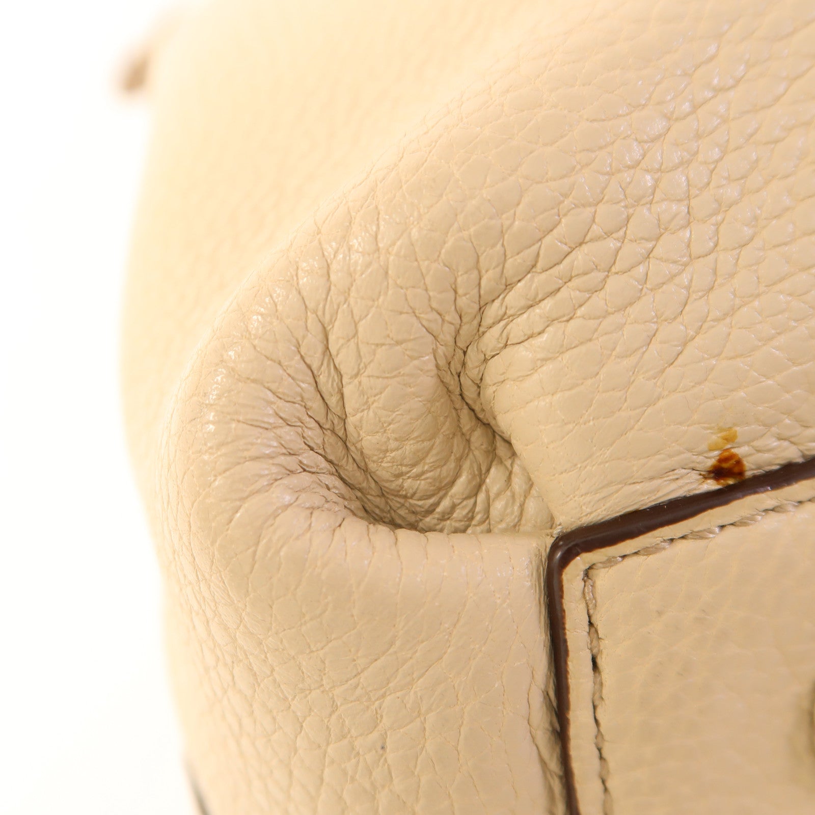 COACH 牛皮皮革Shoulder Bag銀扣肩背袋