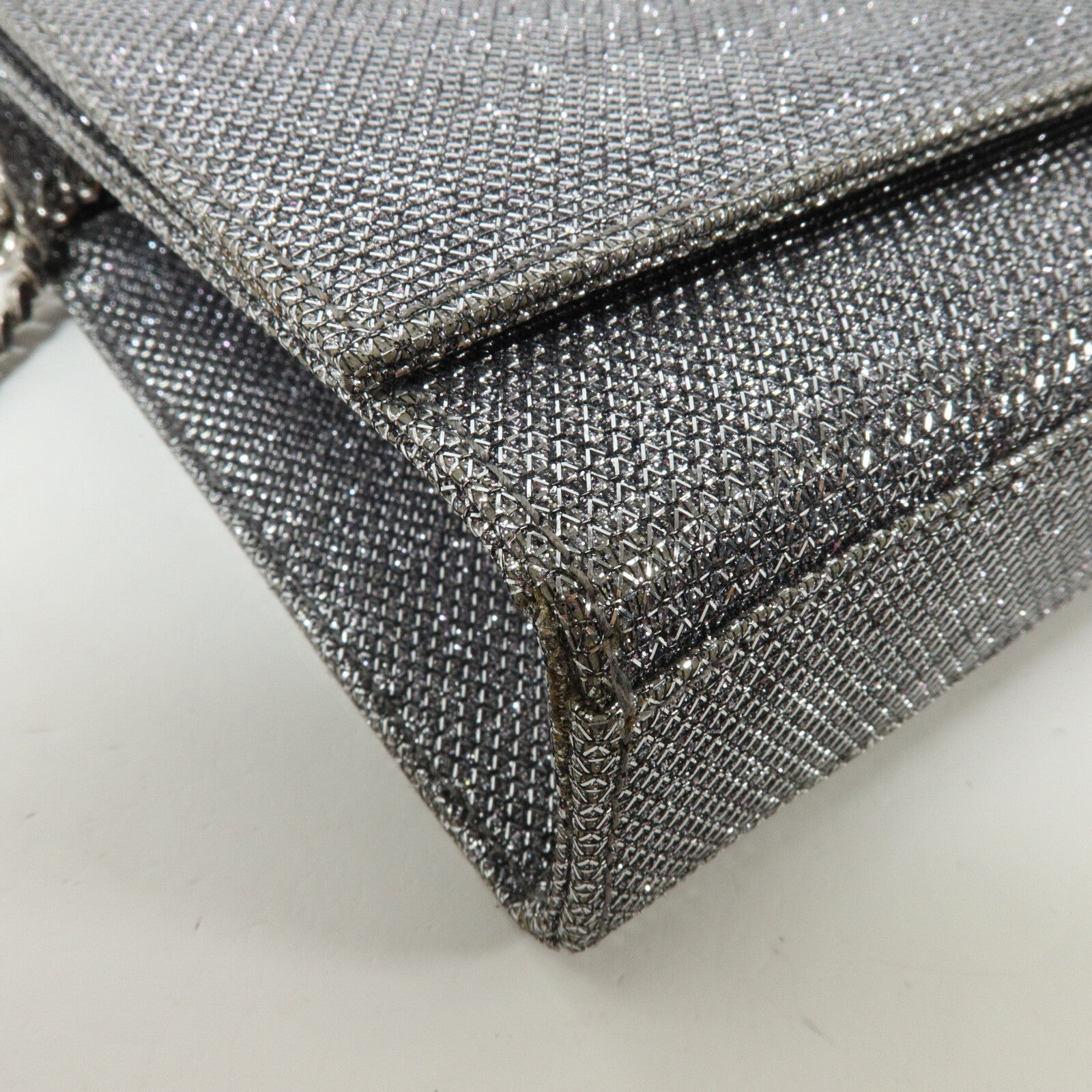 SAINT LAURENT 牛皮皮革/Glitter Kate Medium鏈帶肩背袋