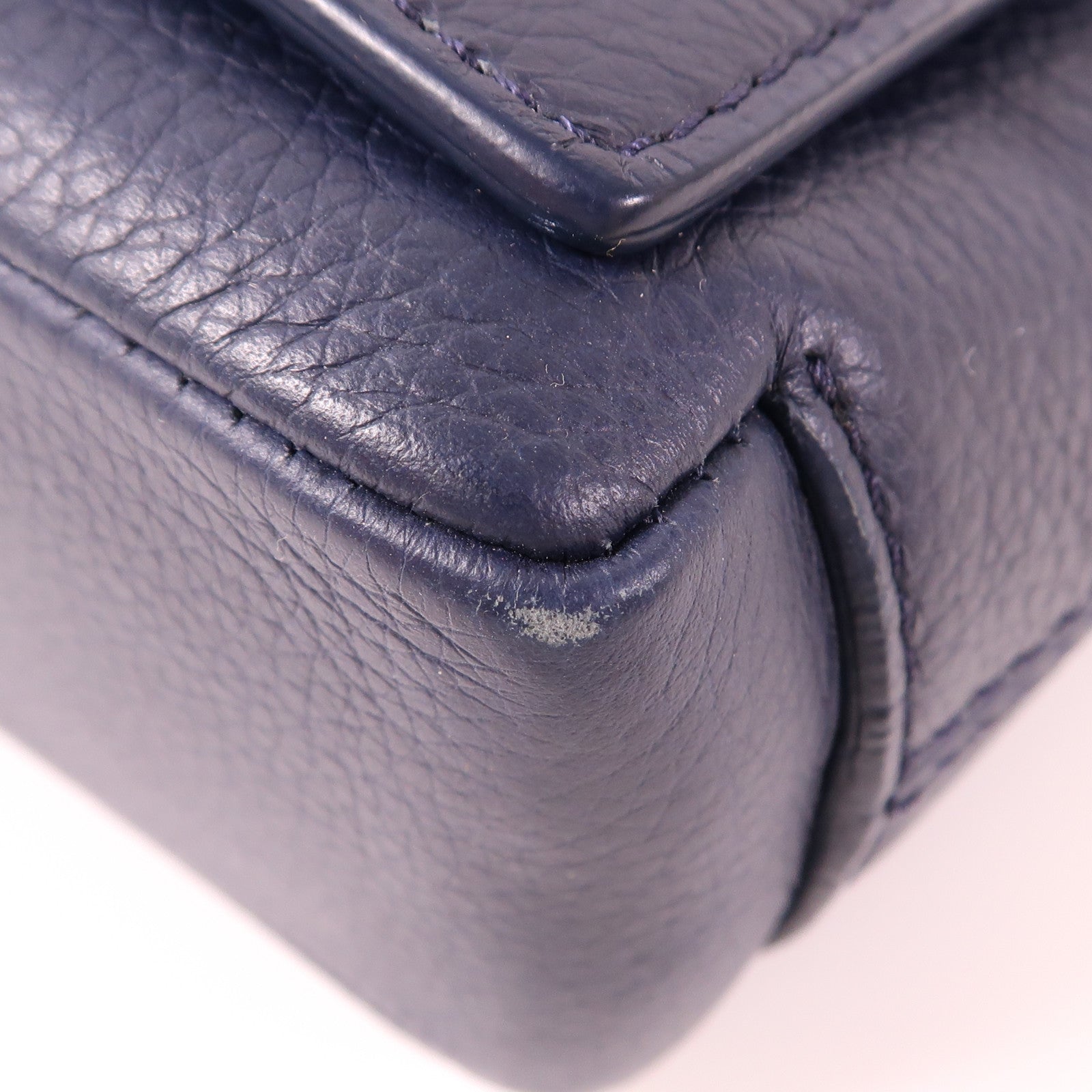 Dior 牛皮皮革Shoulder Bag銀扣肩背袋