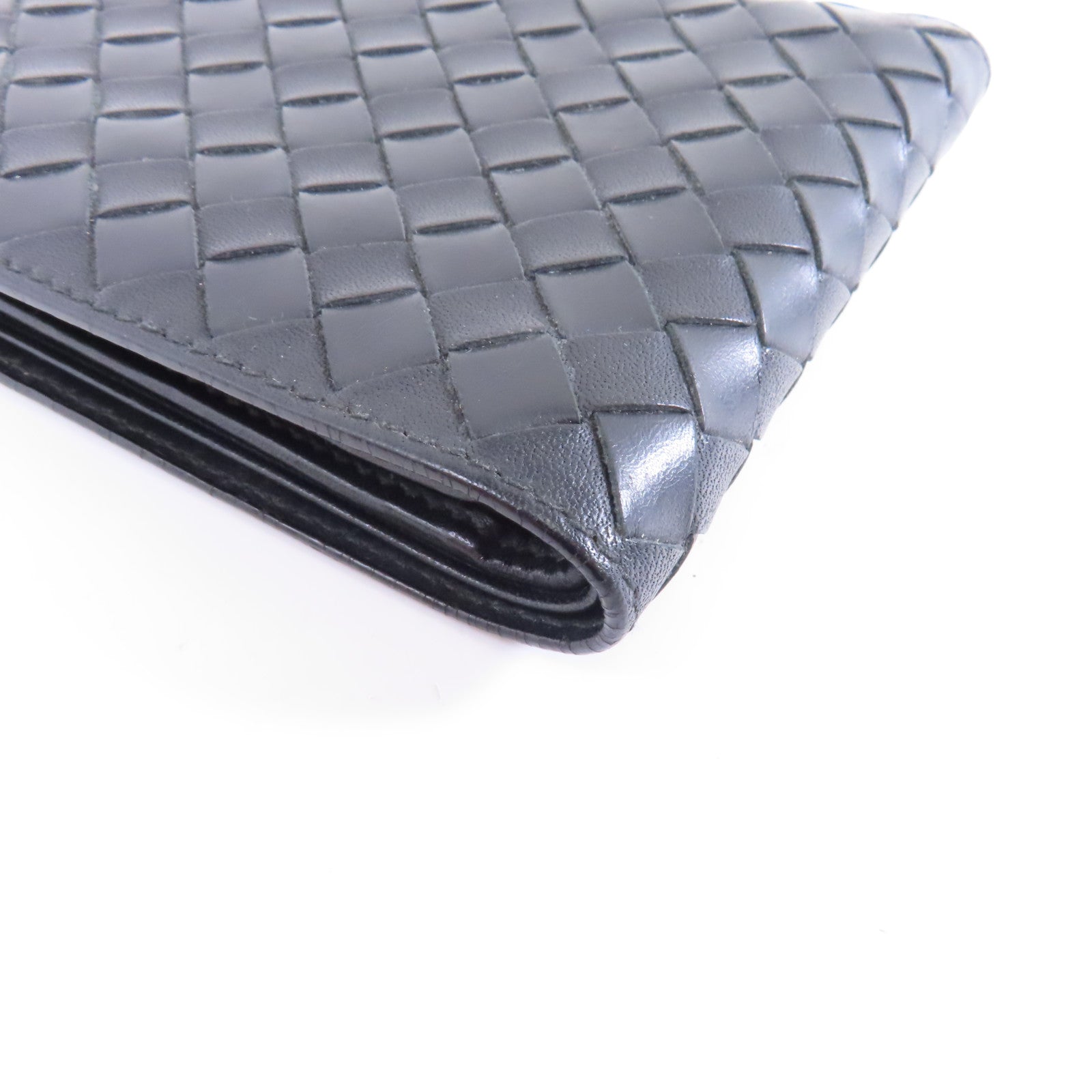 BOTTEGA VENETA 織紋皮革Wallet錢包黑色