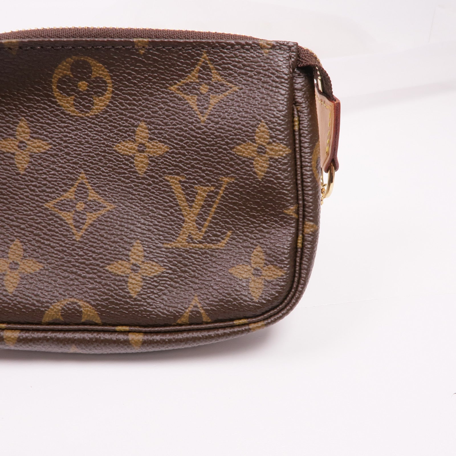 LOUIS VUITTON Monogram Mini Pochette Accessoires金扣手挽袋