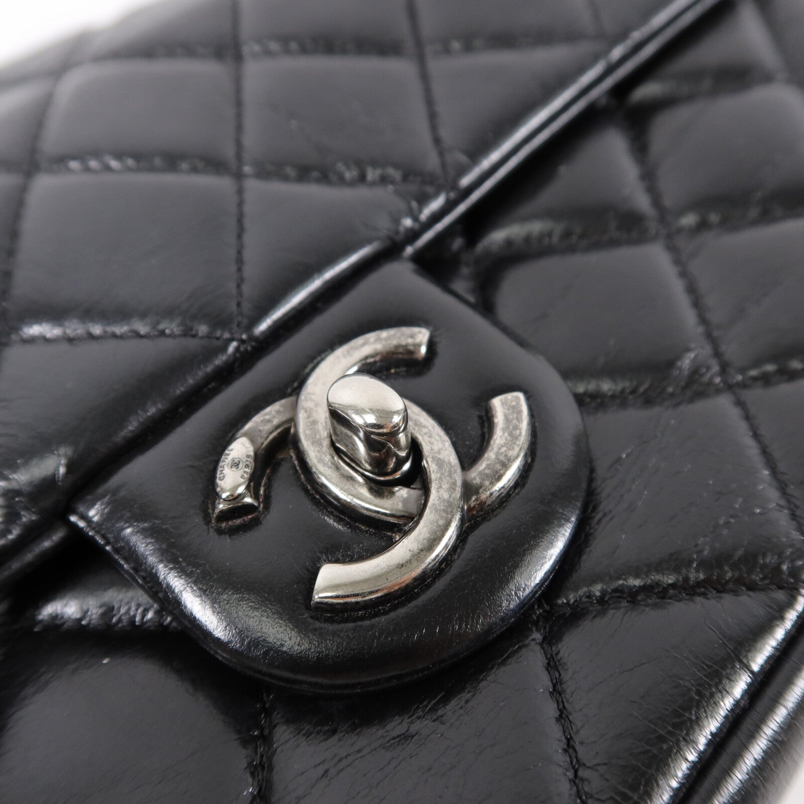 CHANEL 牛皮皮革Shoulder Bag鏈帶肩背袋