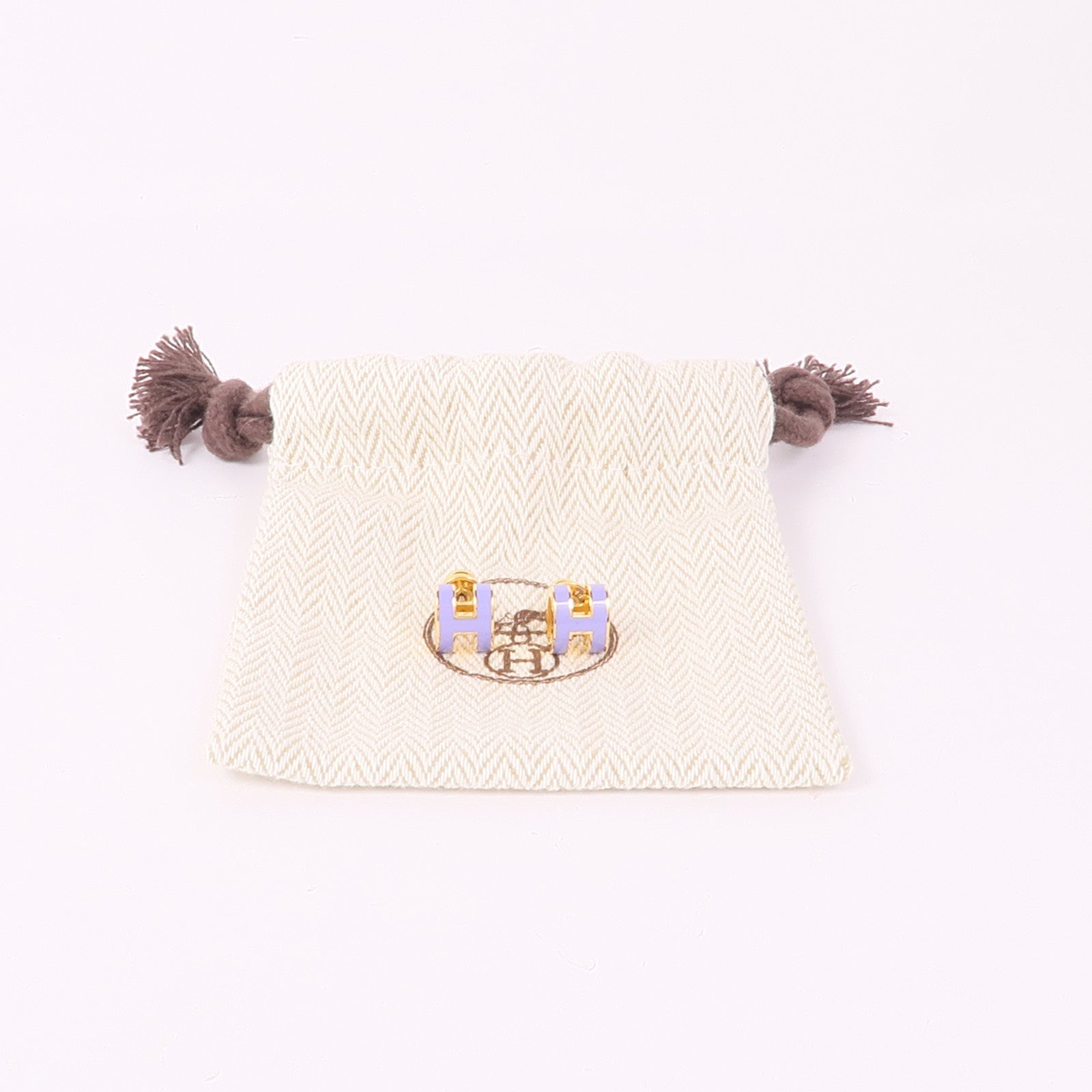 HERMES 金屬Mini Pop H Earrings耳環