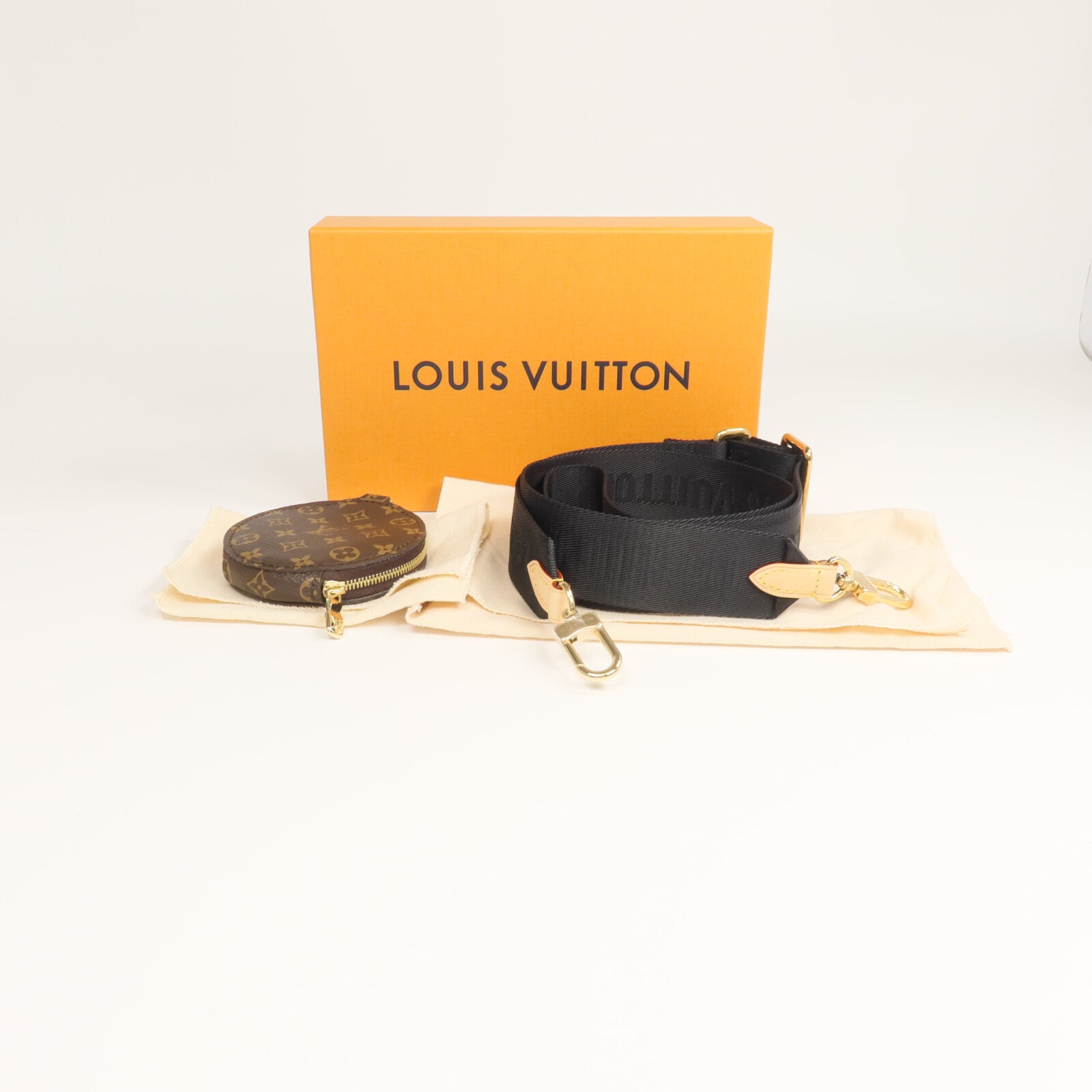 LOUIS VUITTON Monogram/尼龍Bandouliere Strap肩帶