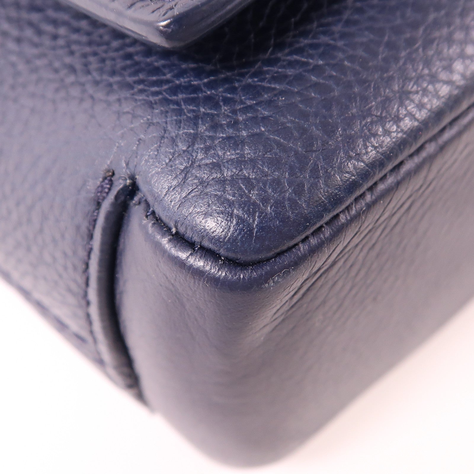 Dior 牛皮皮革Shoulder Bag銀扣肩背袋