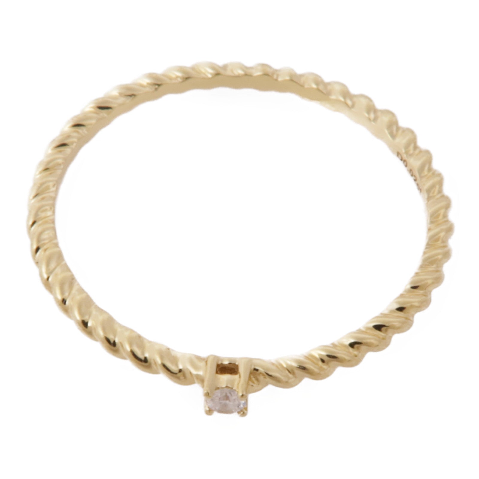 JEWELRY 18K黃金Diamond Ring鑽石戒指US#6.75