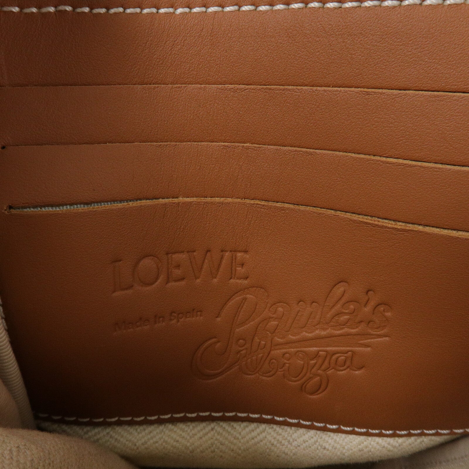 LOEWE 帆布Paula's Ibiza Shoulder Bag肩背袋