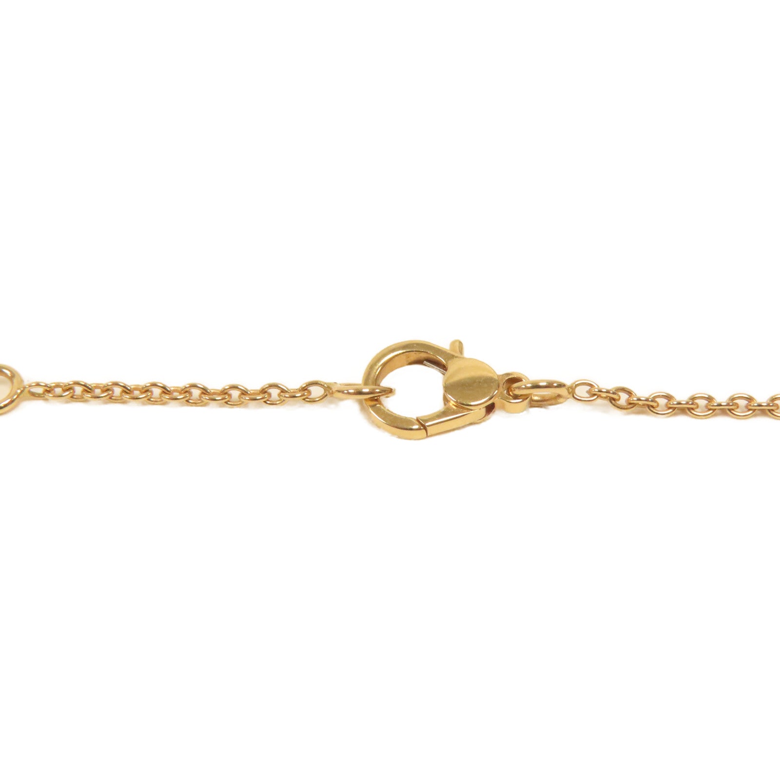 HERMES 【激減優惠】18K玫瑰金Finesse Pendant 0.46ct鑽石項鍊玫瑰金色
