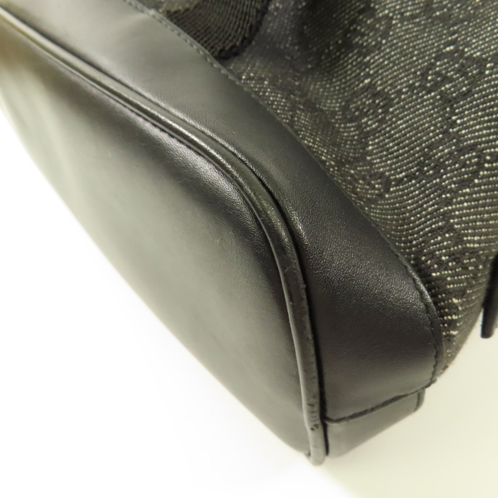 GUCCI 牛仔布Shoulder Bag金扣肩背袋