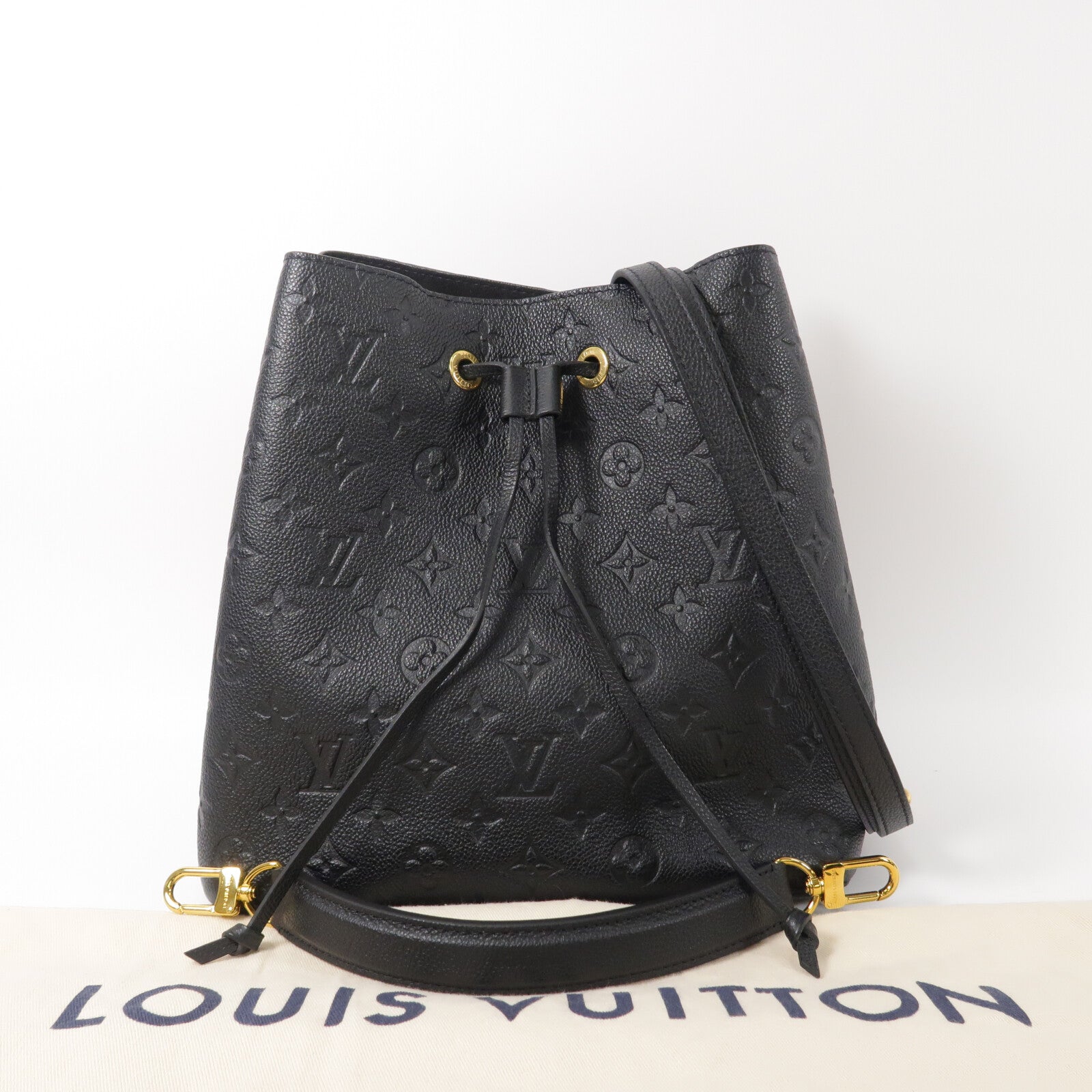 LOUIS VUITTON Monogram Empreinte NeoNoe MM手挽肩背兩用袋