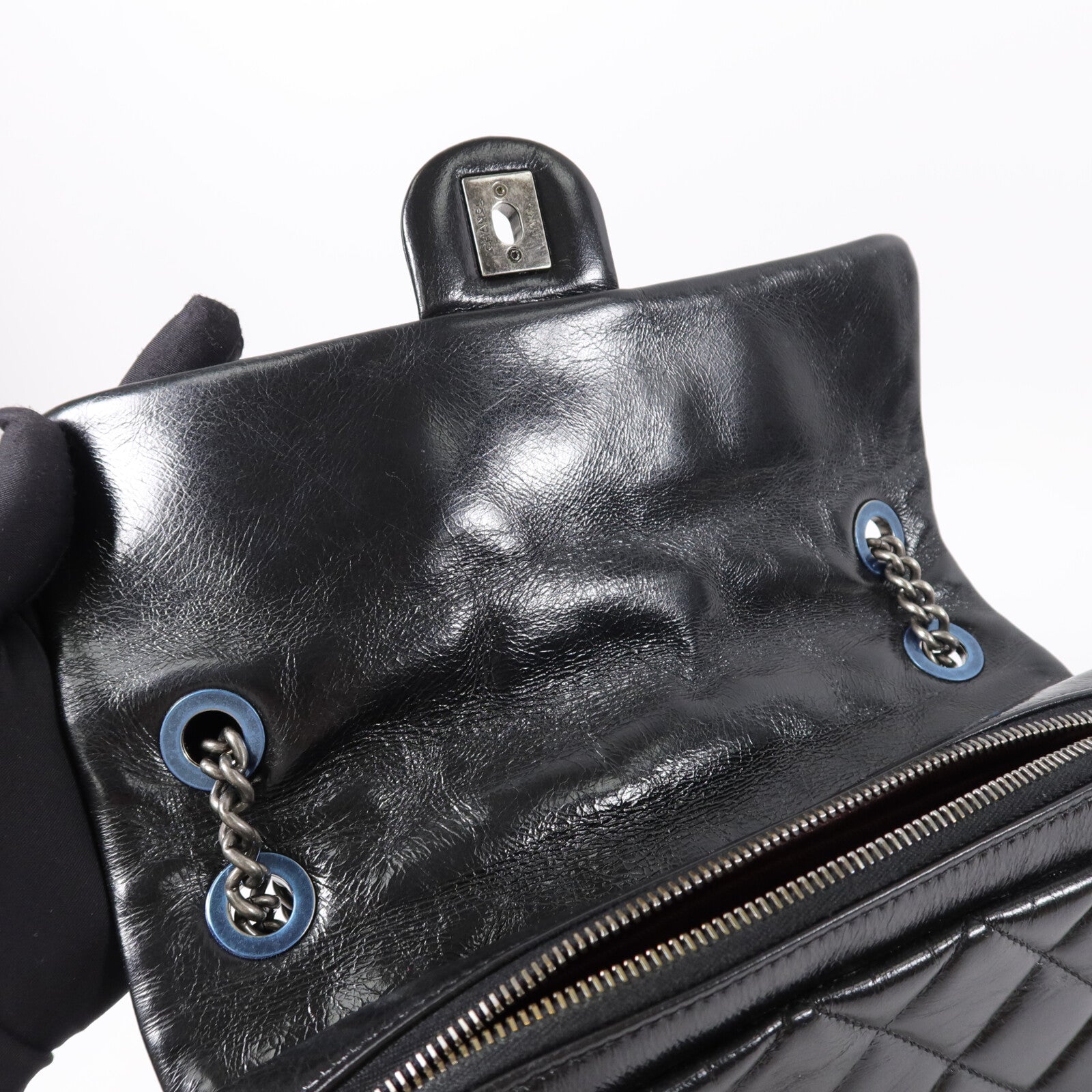 CHANEL 牛皮皮革Shoulder Bag鏈帶肩背袋