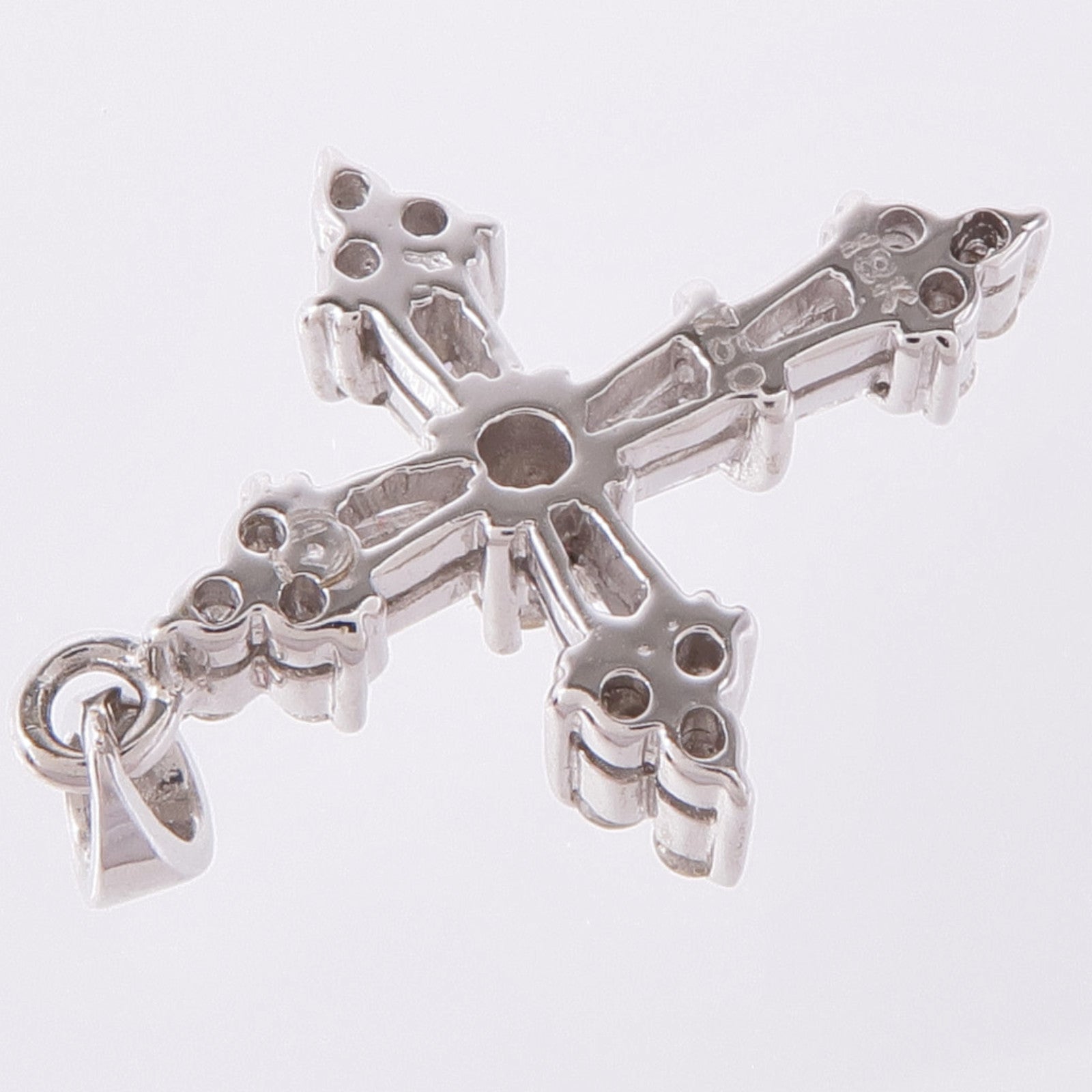 JEWELRY 18K白金Diamond Pendant Top鑽石吊墜