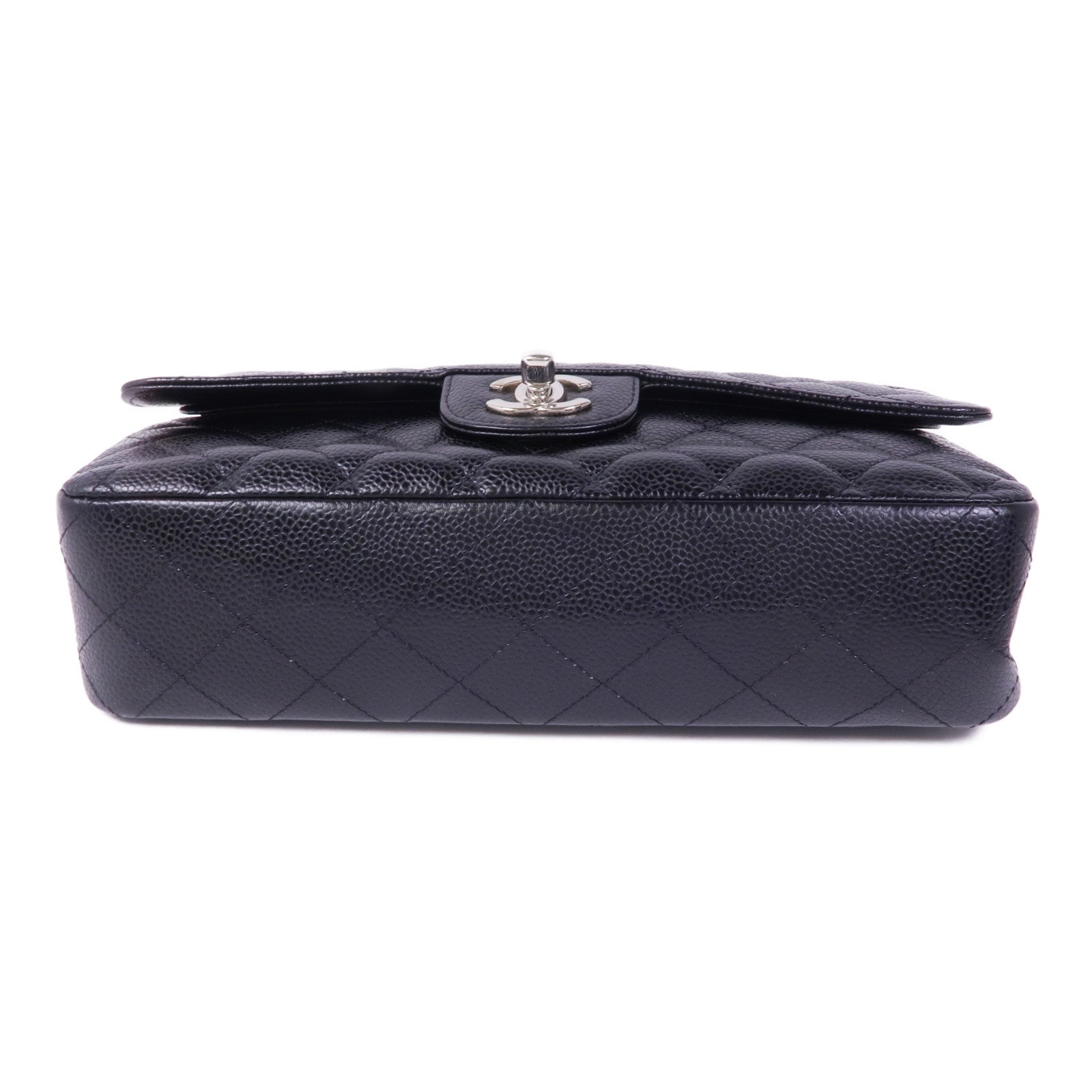 CHANEL 牛皮皮革Classic 25銀扣鏈帶肩背袋