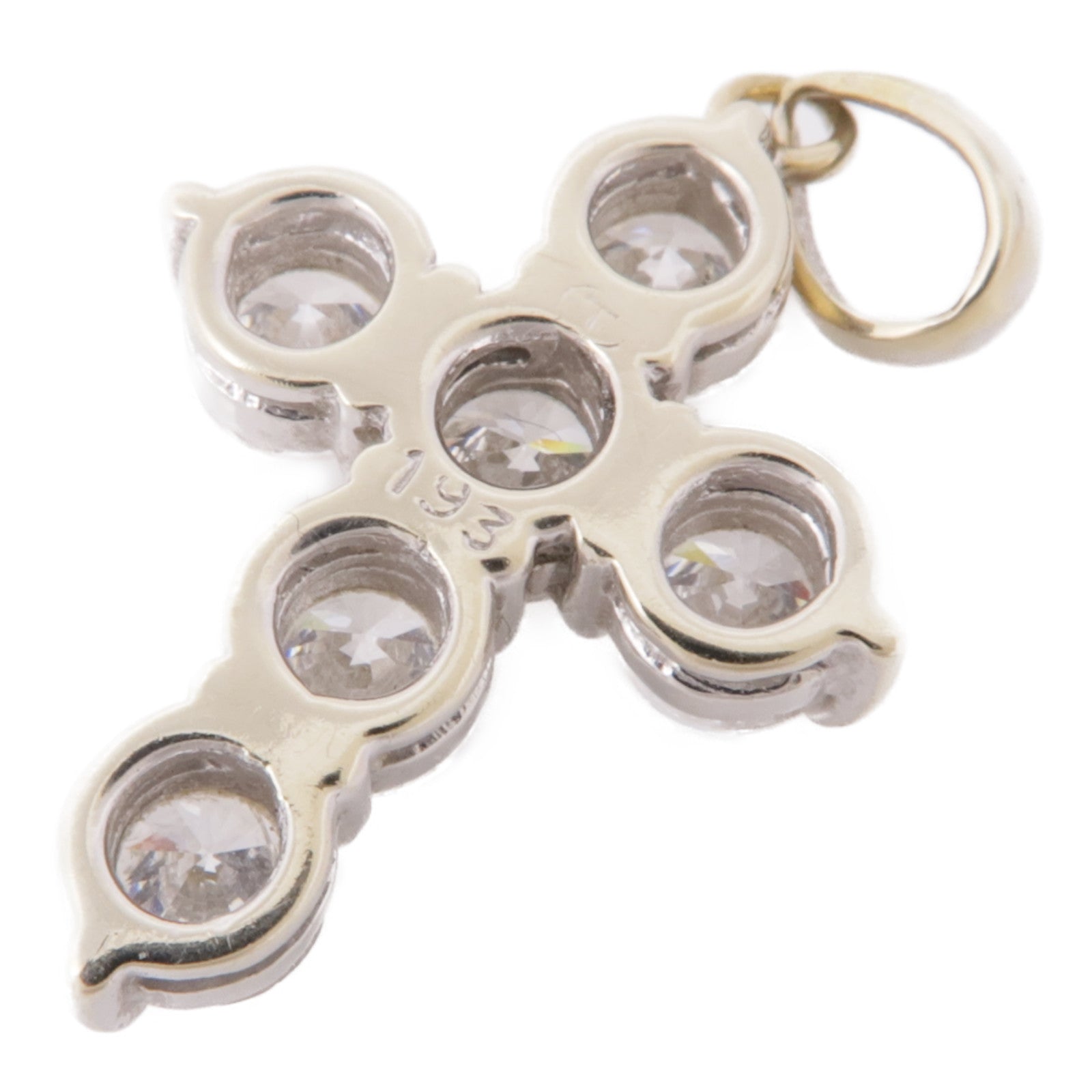 JEWELRY 18K白金Diamond Pendant Top鑽石吊墜