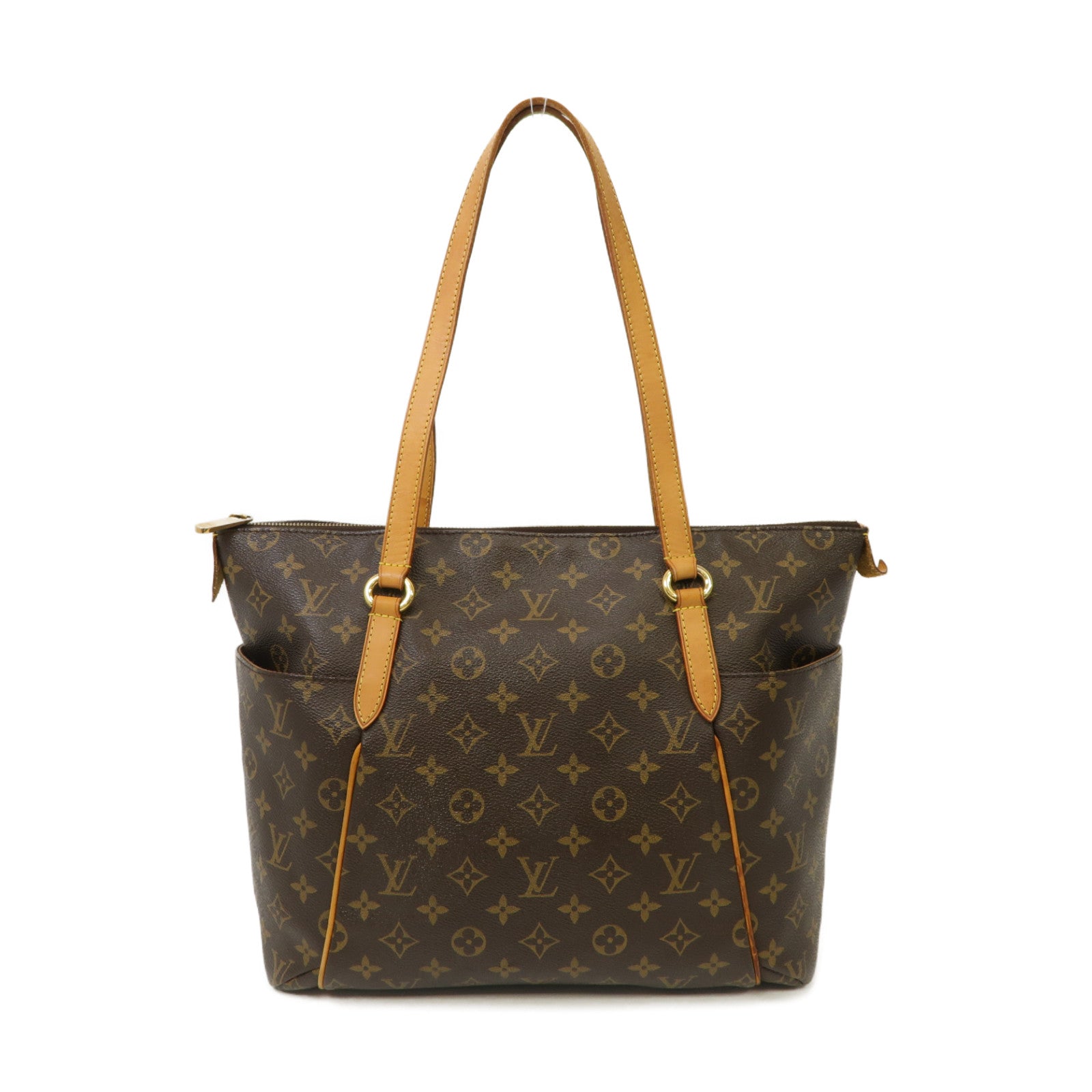 LOUIS VUITTON Monogram Totally PM金扣肩背袋啡色