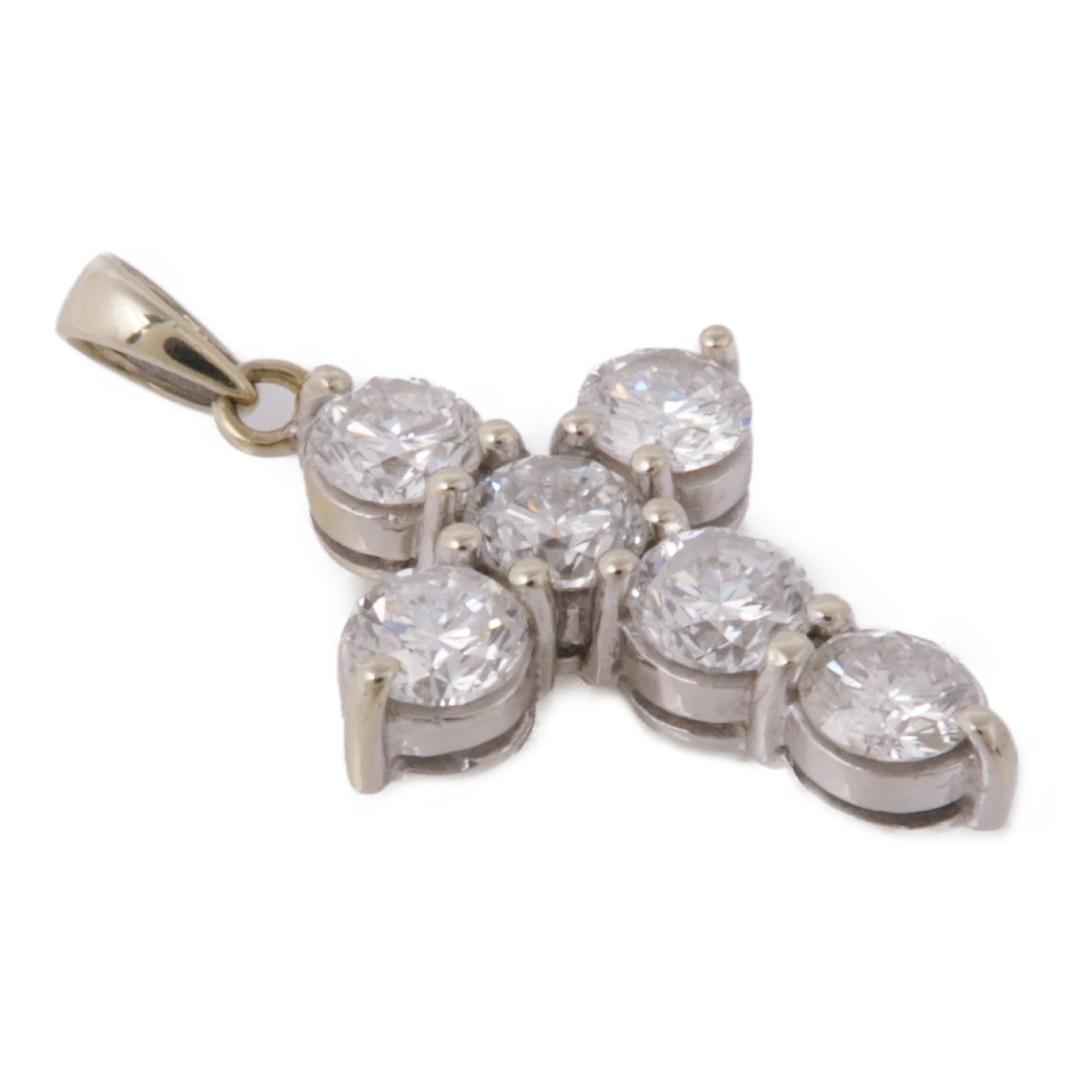 JEWELRY 18K白金Diamond Pendant Top鑽石吊墜