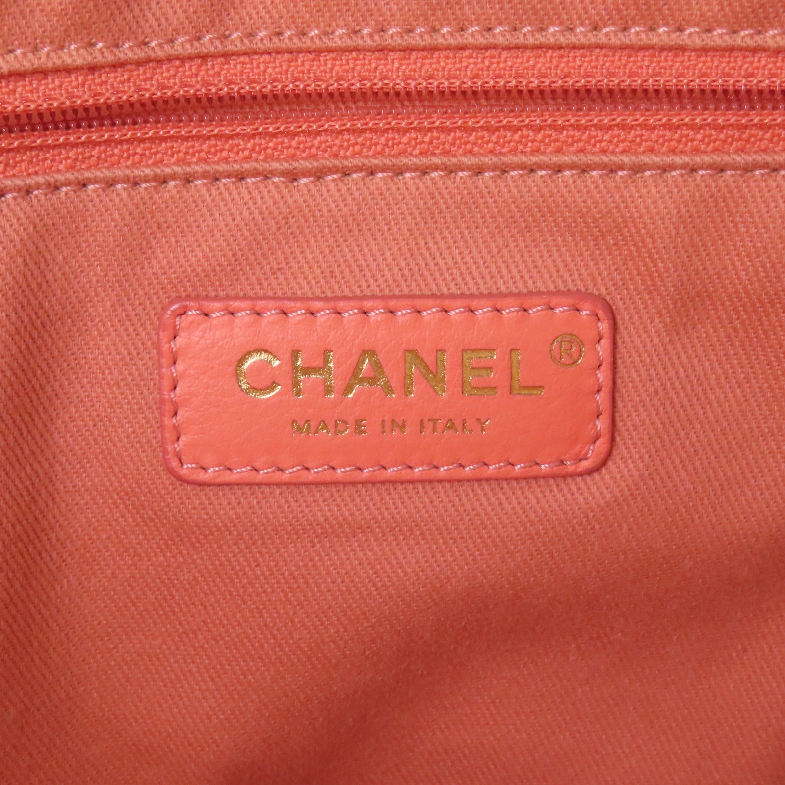 CHANEL 【激減優惠】帆布Deauville MM銀扣肩背袋