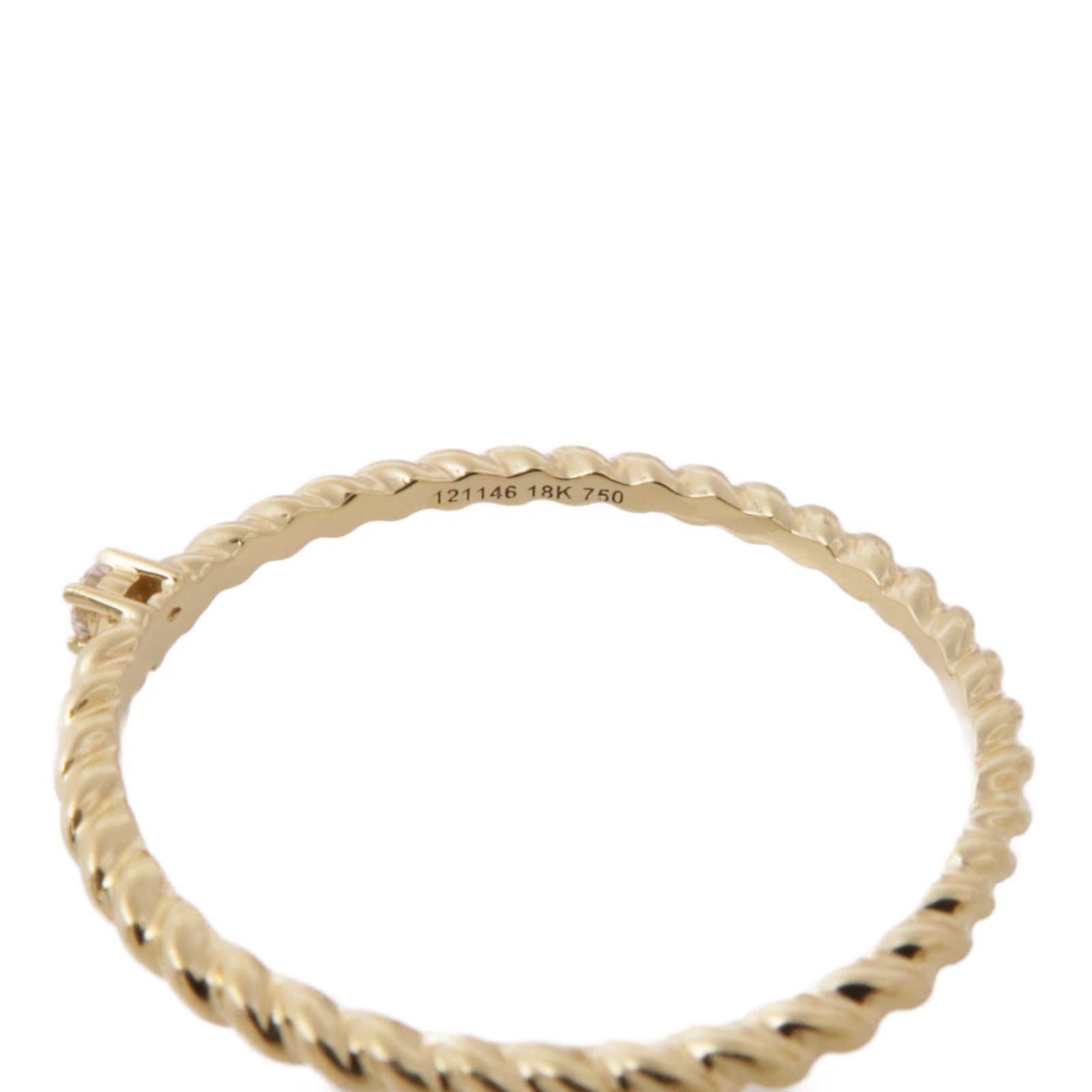 JEWELRY 18K黃金Diamond Ring鑽石戒指US#6.75