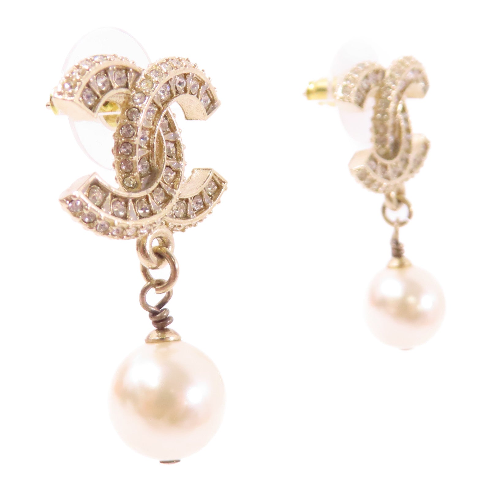 CHANEL 金屬Earrings耳環金色