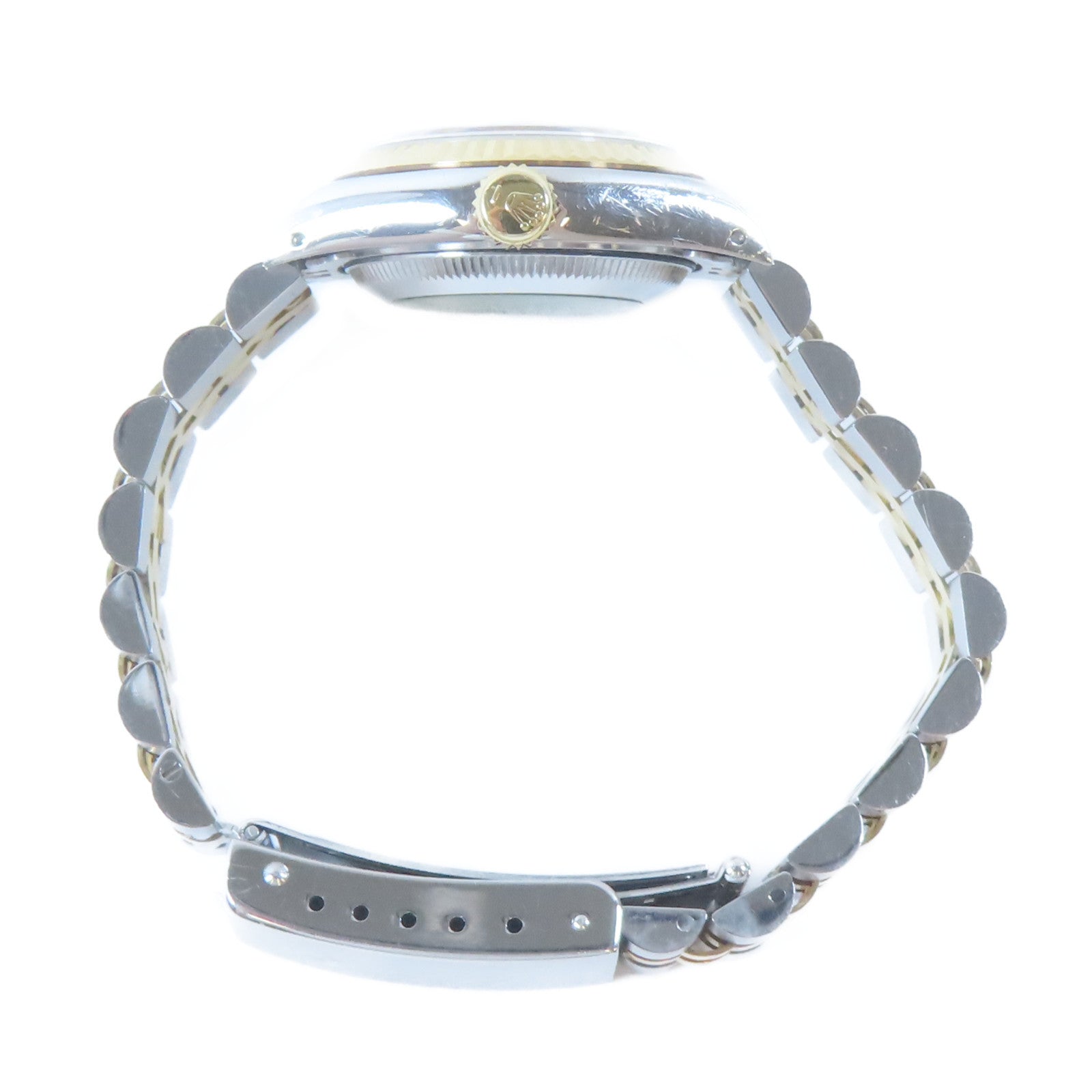 ROLEX Datejust不鏽鋼手錶自動機芯銀色