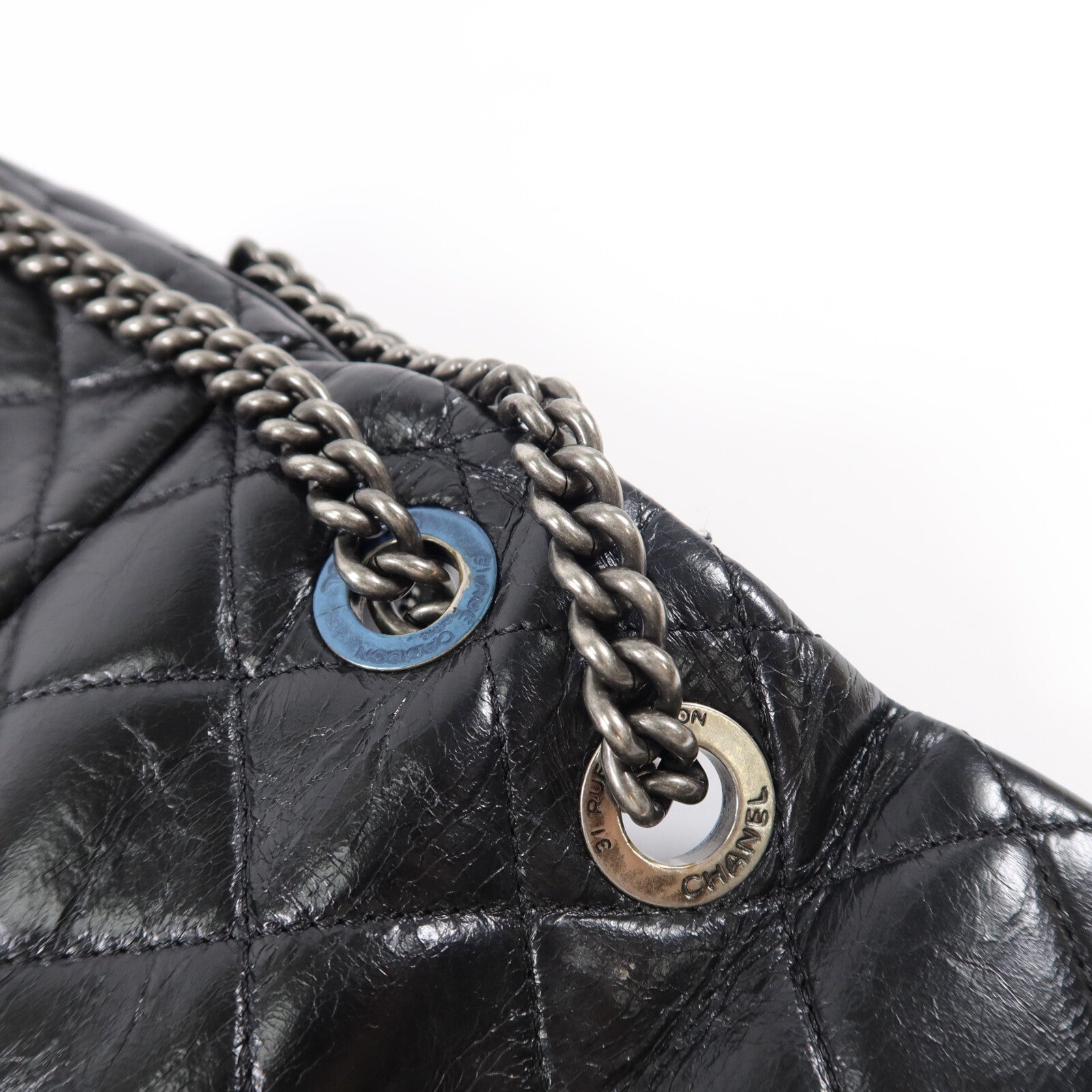CHANEL 牛皮皮革Shoulder Bag鏈帶肩背袋