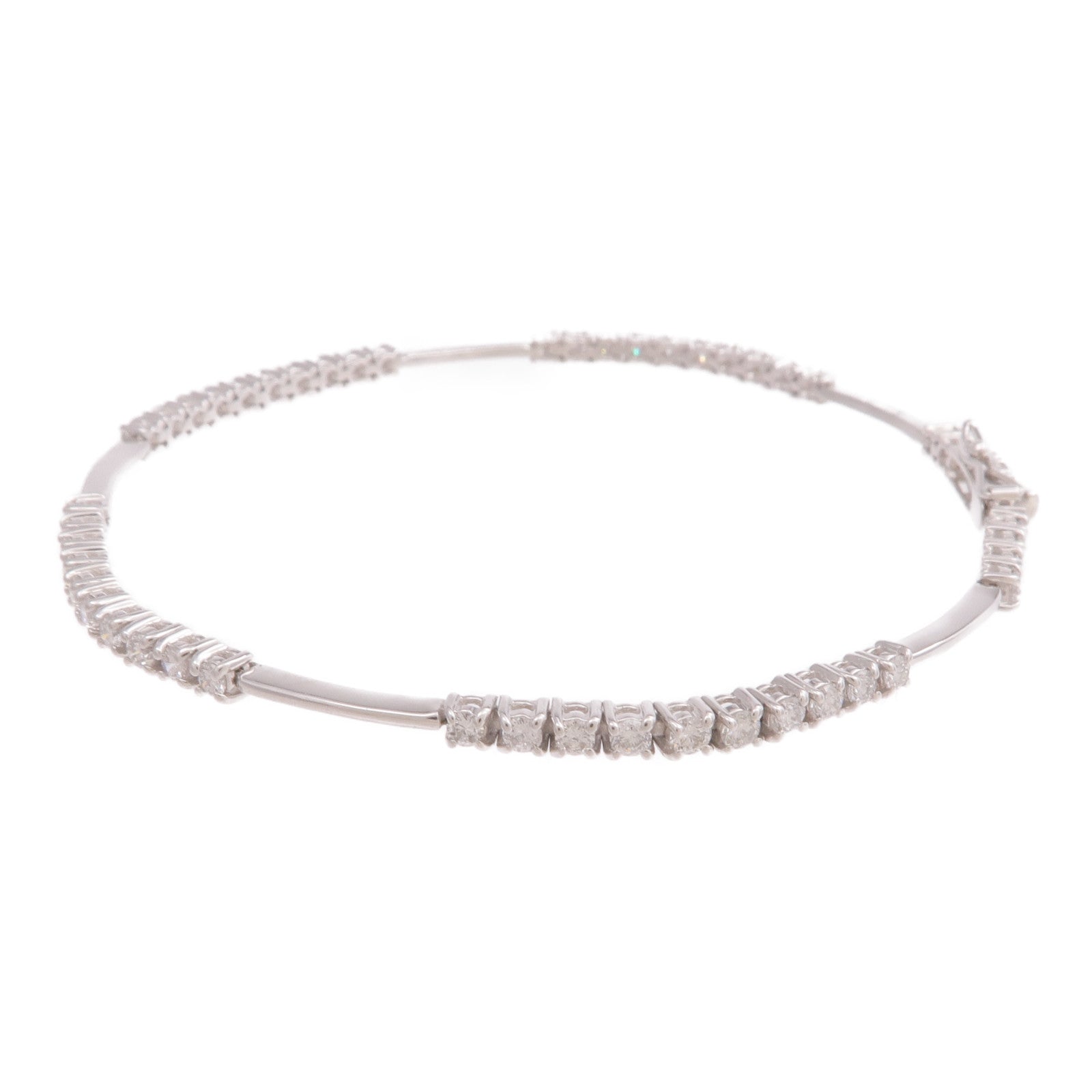 JEWELRY 18K白金LINE Diamond Bracelet鑽石手鏈